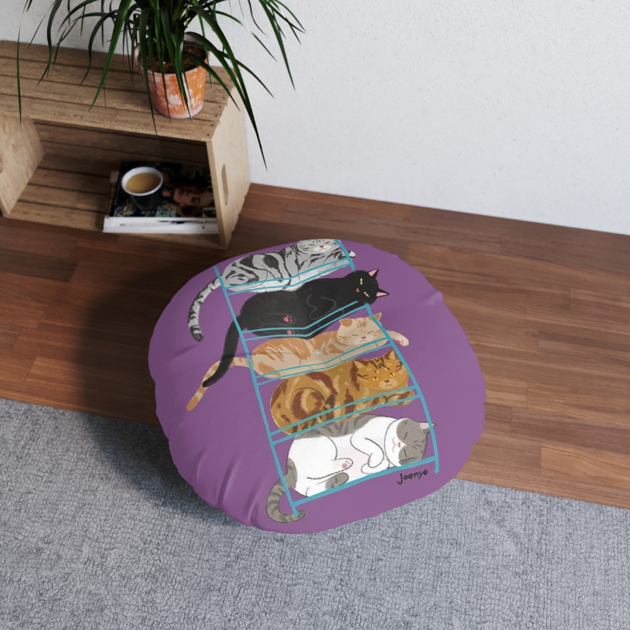 Personalized Round Tufted Floor Pillow, Soft Accent Cushion, Home Decor, Bohemian Style, Relaxing Pillow, Living Room, Comfort, Custom Gift Ideas product thumbnail image Personalized Round Tufted Floor Pillow, Soft Accent Cushion, Home Decor, Bohemian Style, Relaxing Pillow, Living Room, Comfort, Custom Gift Ideas product thumbnail image