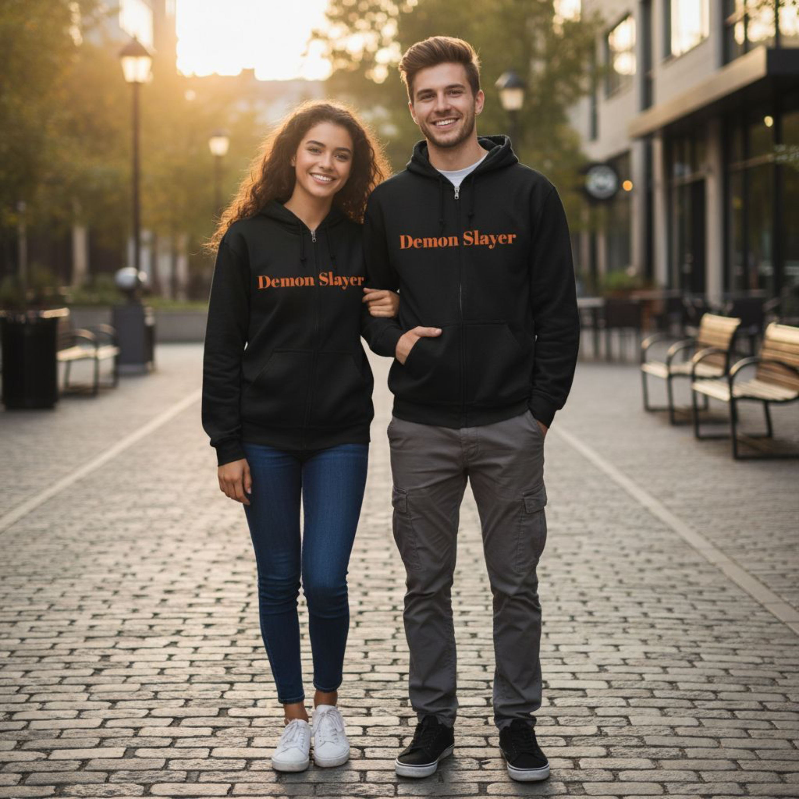 Demon Slayer Full Zip Hoodie, Anime Apparel, Cozy Jacket, Gift for Fans, Casual Streetwear, Perfect for Conventions product thumbnail image Demon Slayer Full Zip Hoodie, Anime Apparel, Cozy Jacket, Gift for Fans, Casual Streetwear, Perfect for Conventions product thumbnail image