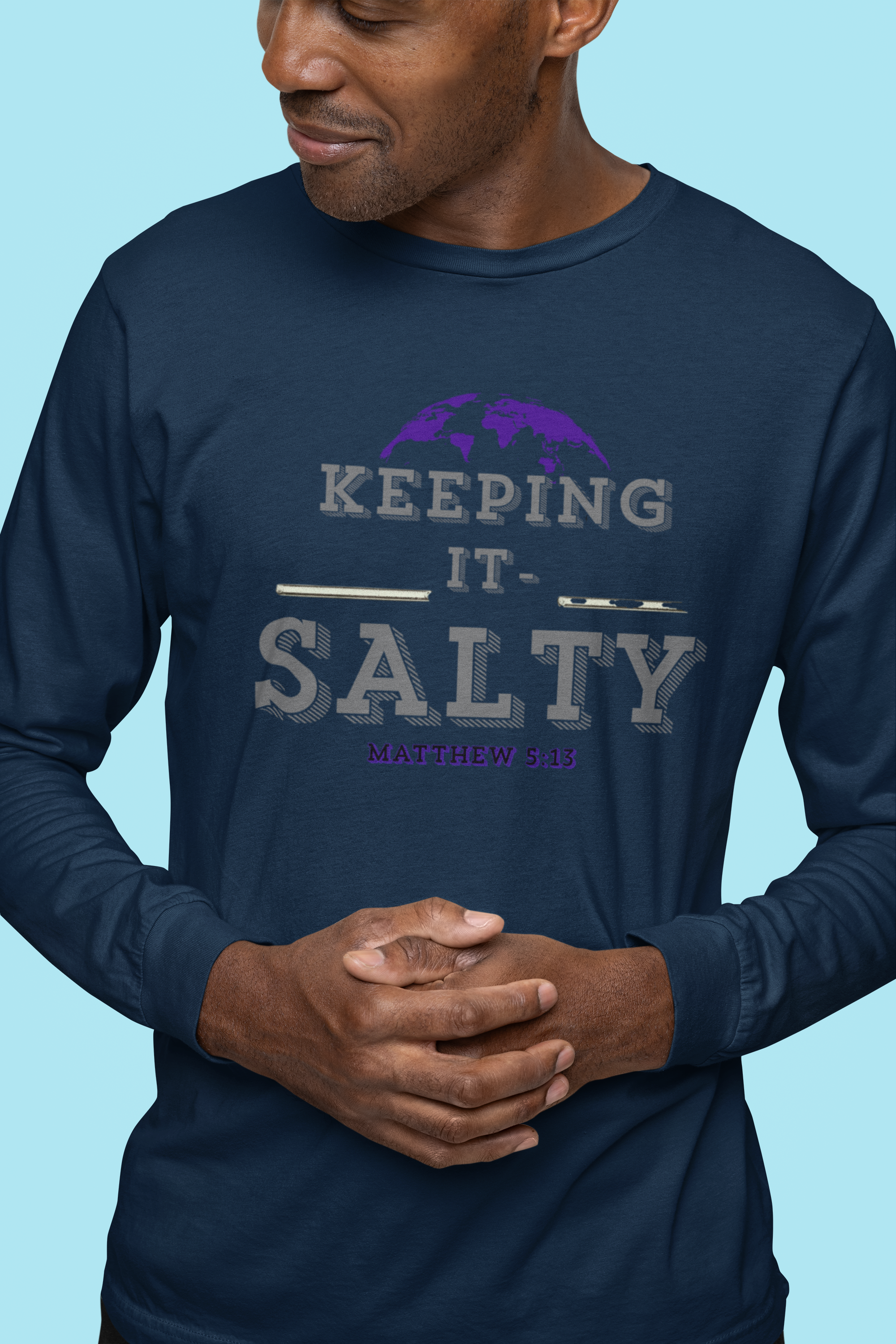 " Salt of the Earth" Faithful Man -Unisex Ultra Cotton Long Sleeve Tee product thumbnail image
