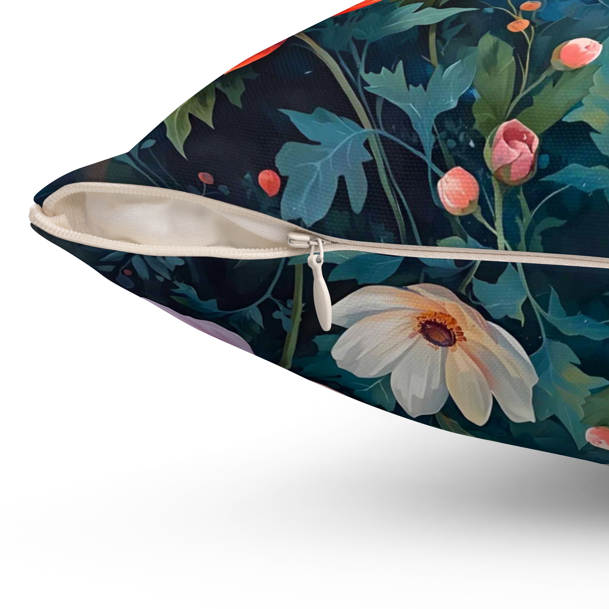 Floral Decorative Pillow, Nature-Inspired Home Accent, Throw Pillow, Cozy Living Room Decor, Gift for Flower Lovers, Spring Decor product thumbnail image