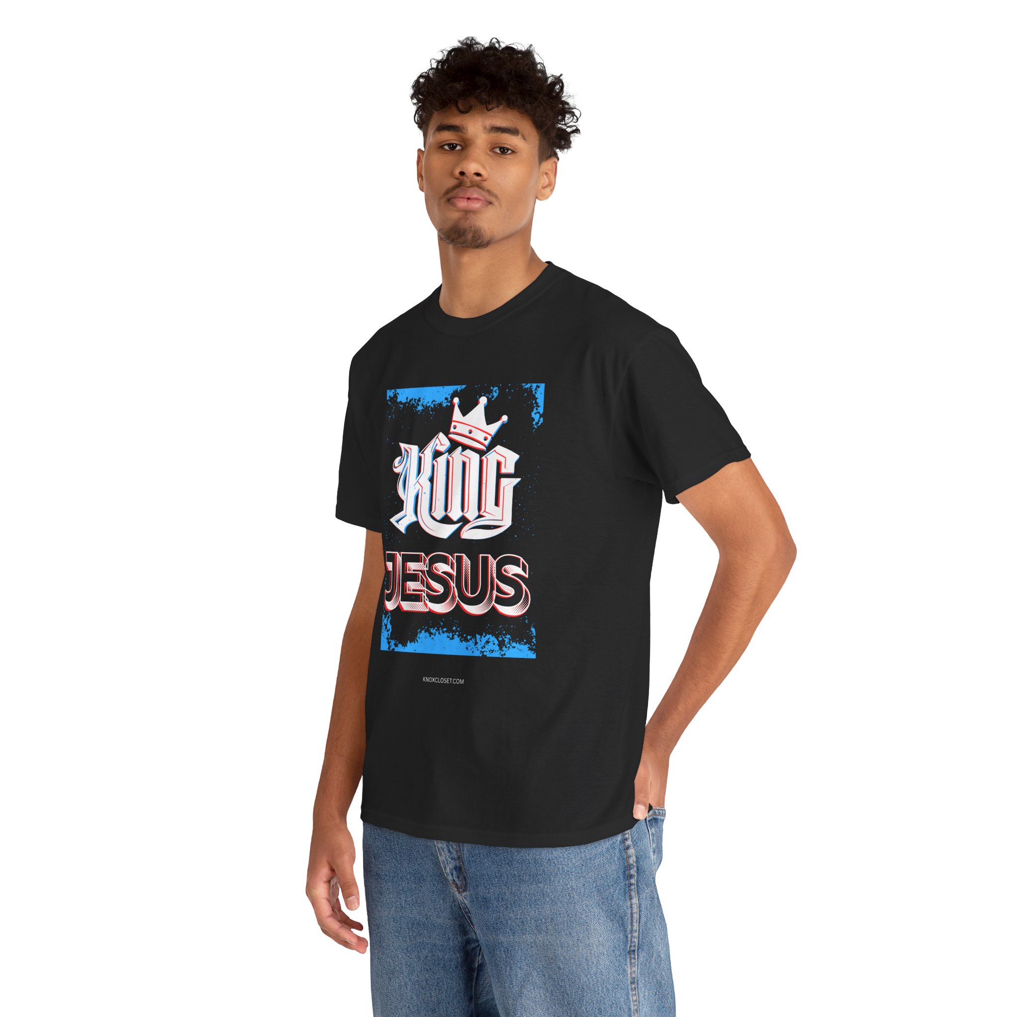King Jesus- Unisex Heavy Cotton Tee product thumbnail image King Jesus- Unisex Heavy Cotton Tee product thumbnail image