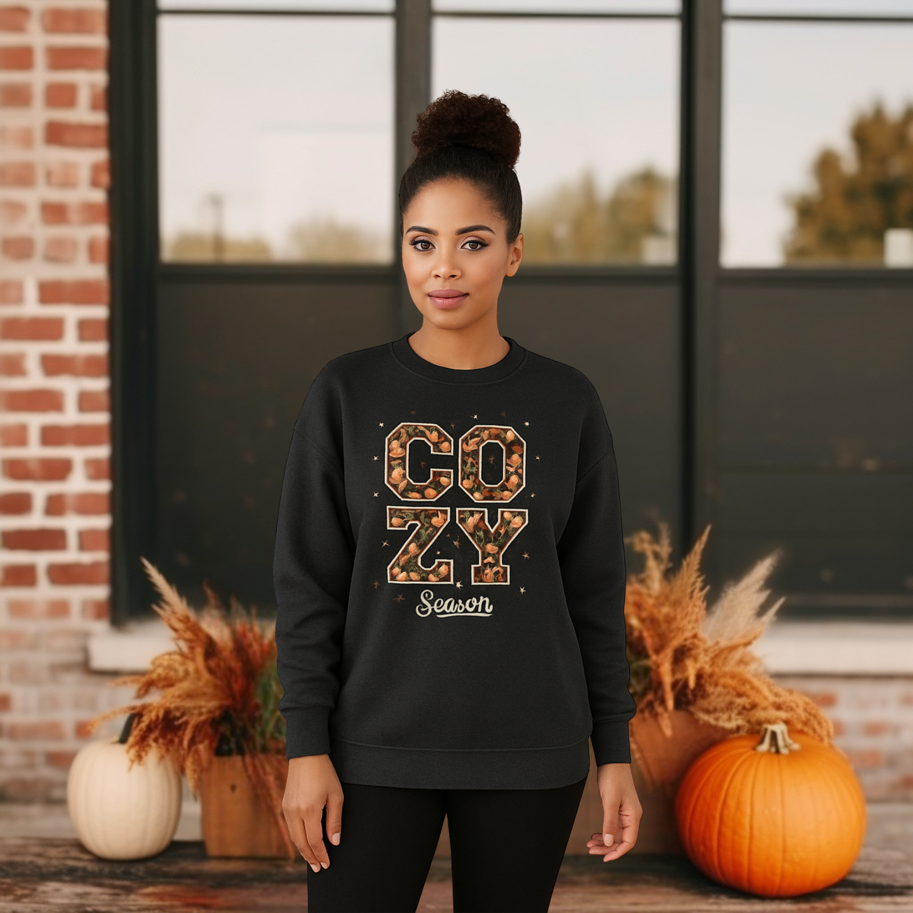 Cozy Season Eco-Friendly Sweatshirt | Women's Sweatshirt, Fall Fashion, Holiday Gift, Warm Layer, Sustainable Apparel product thumbnail image Cozy Season Eco-Friendly Sweatshirt | Women's Sweatshirt, Fall Fashion, Holiday Gift, Warm Layer, Sustainable Apparel product thumbnail image