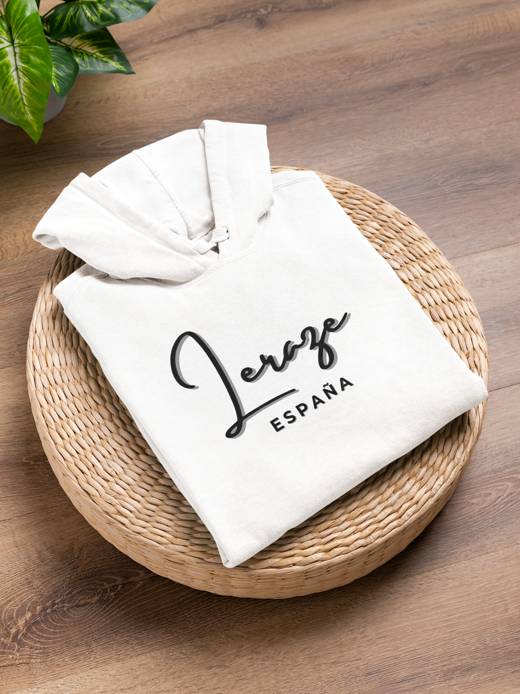 Unisex Hooded Long Sleeve Tee with Jerze España Design, Casual Wear, Travel T-Shirt, Gift for Him/Her, Summer Leraze Limited Edition Wardrobe Essential, [...] product thumbnail image