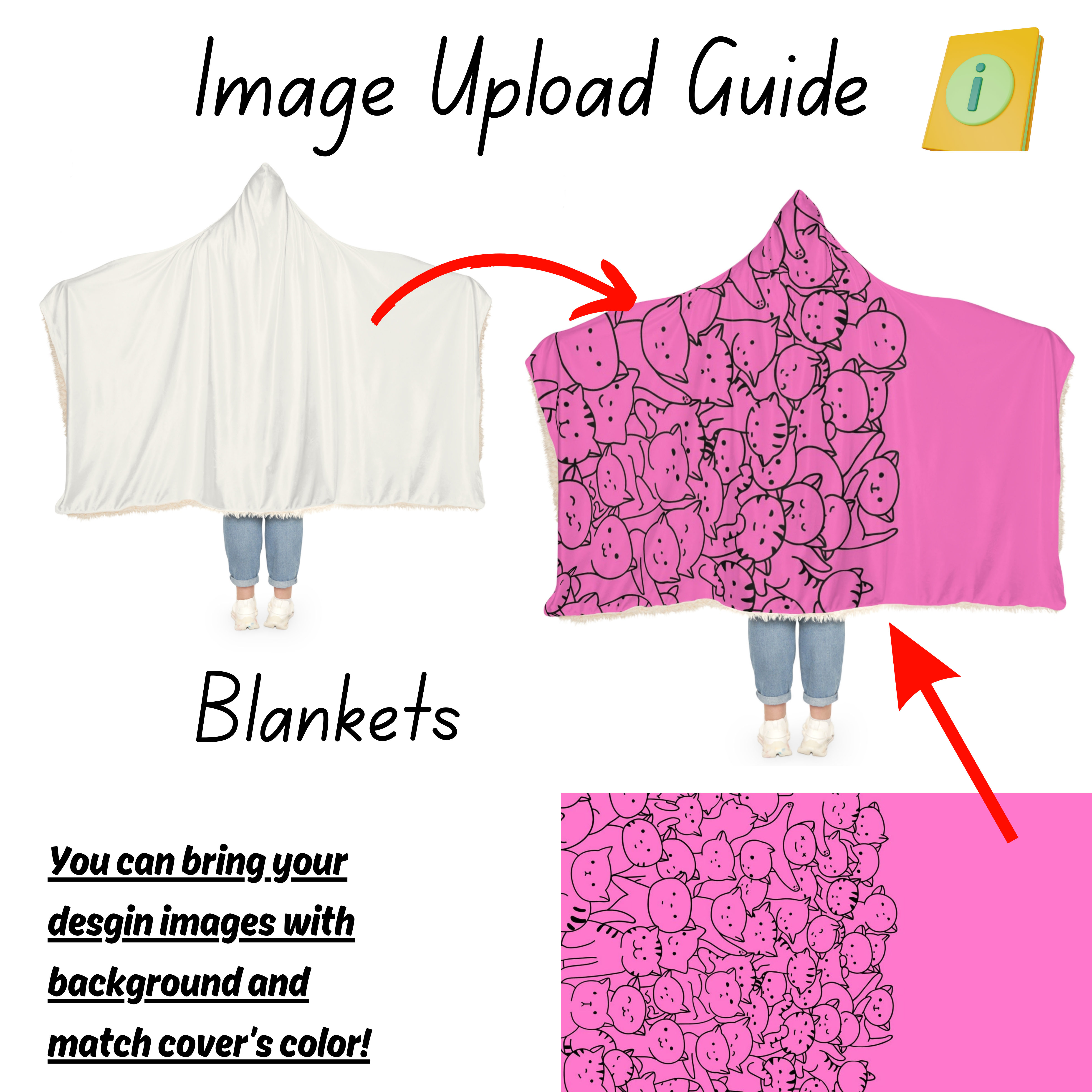 Personalized Hooded Snuggle Blanket, Ultimate Comfort, Winter Warmth, Relaxation Essential, Movie Nights, Cozy Moments, Custom Birthday Gift ideas product thumbnail image Personalized Hooded Snuggle Blanket, Ultimate Comfort, Winter Warmth, Relaxation Essential, Movie Nights, Cozy Moments, Custom Birthday Gift ideas product thumbnail image