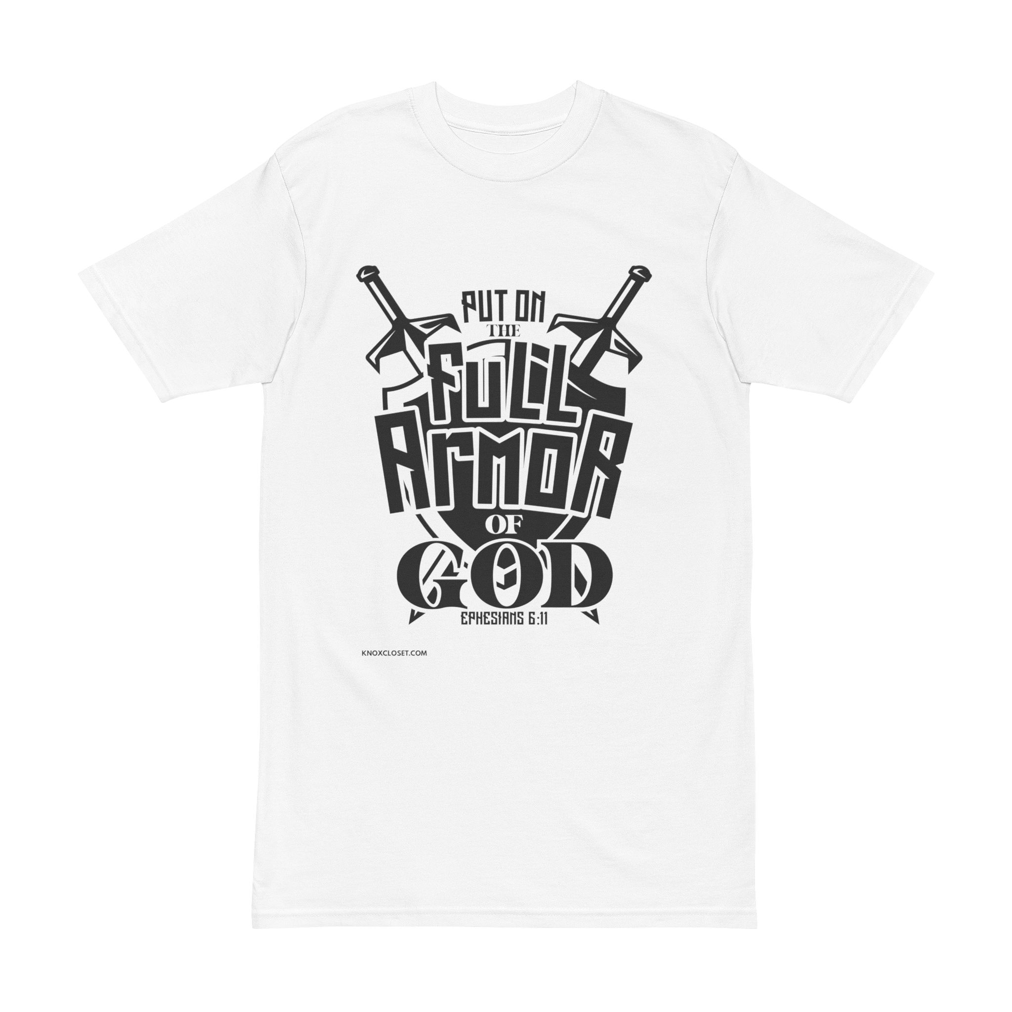 Full Armor of God- Men's Heavyweight Tee product thumbnail image Full Armor of God- Men's Heavyweight Tee product thumbnail image