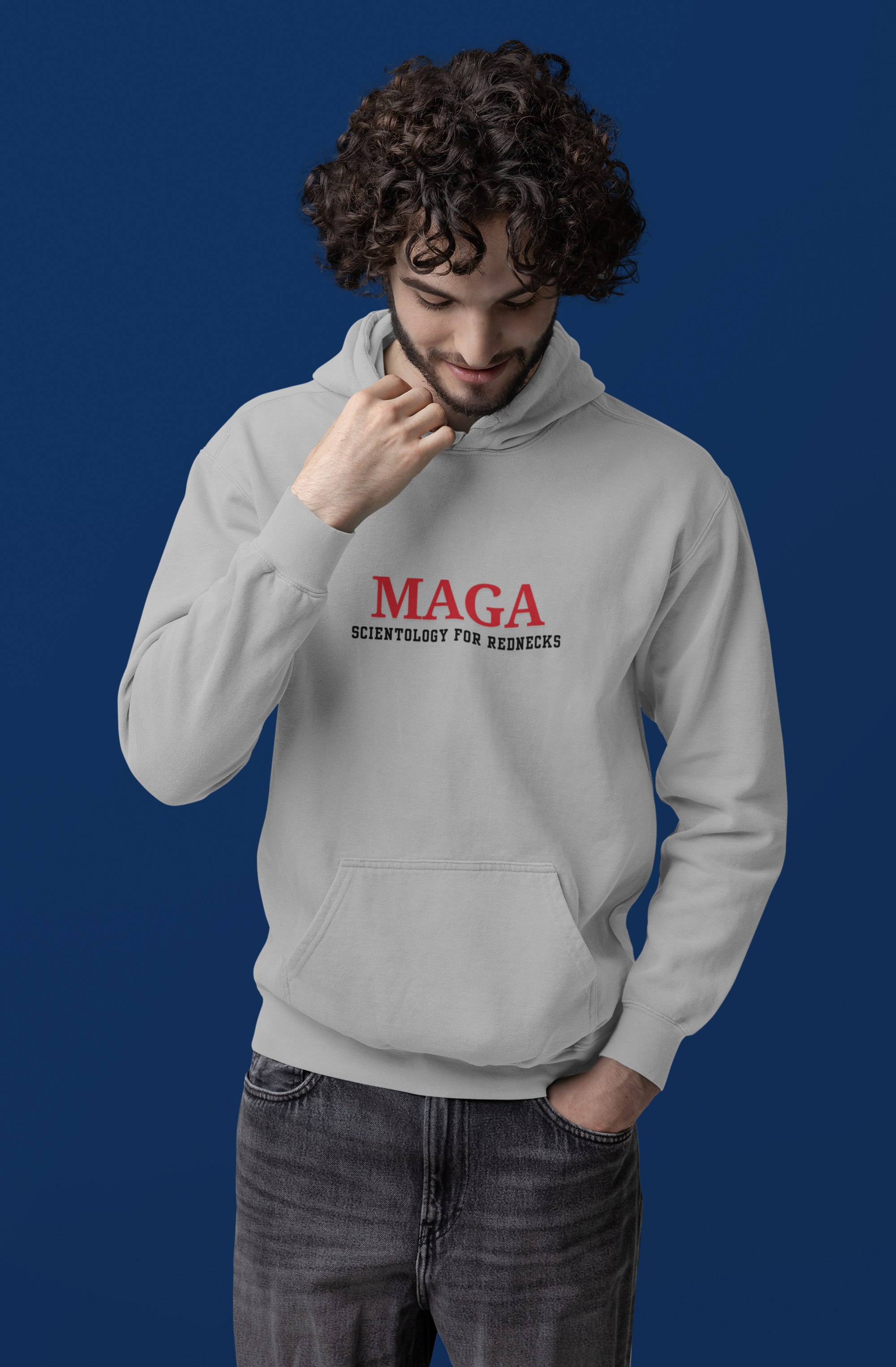 MAGA Hoodie – Scientology for Rednecks - Unisex Pullover product thumbnail image MAGA Hoodie – Scientology for Rednecks - Unisex Pullover product thumbnail image