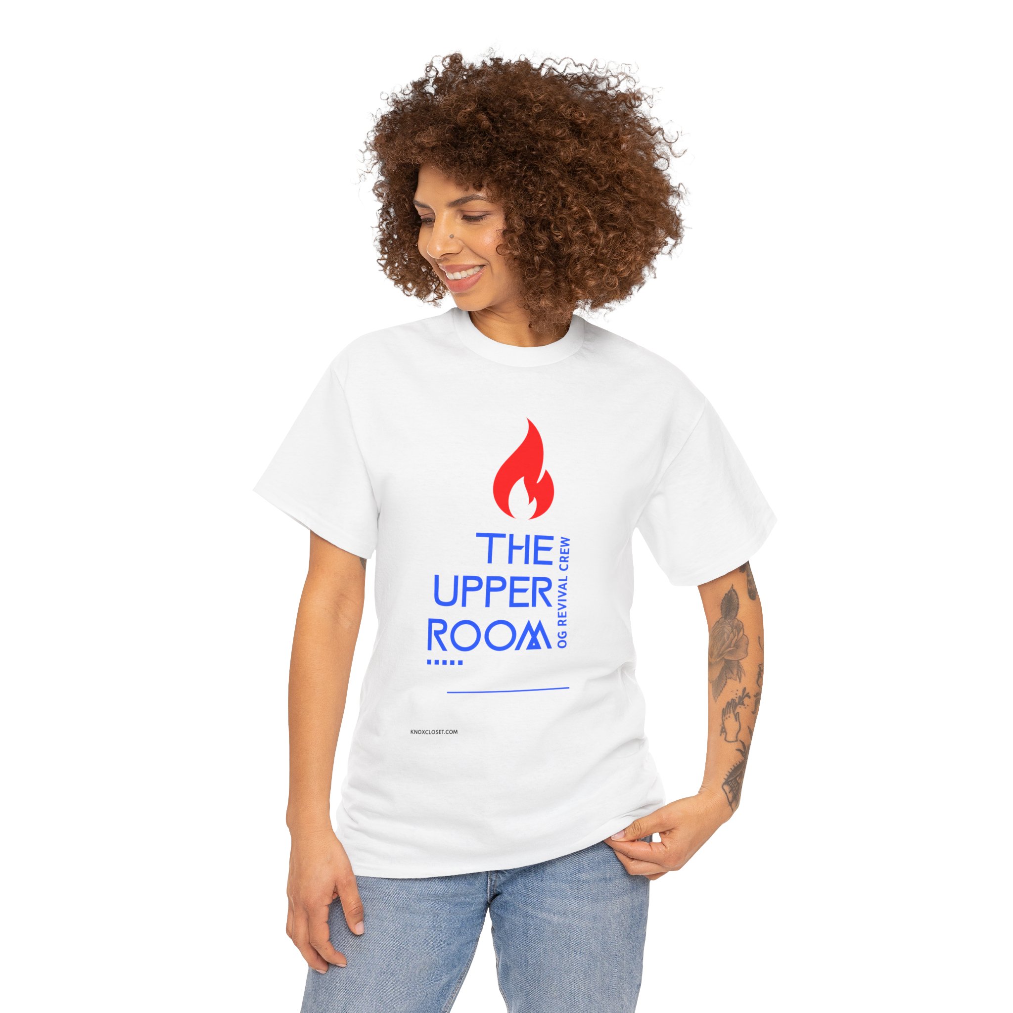 The Upper Room- Unisex Heavy Cotton Tee product thumbnail image The Upper Room- Unisex Heavy Cotton Tee product thumbnail image