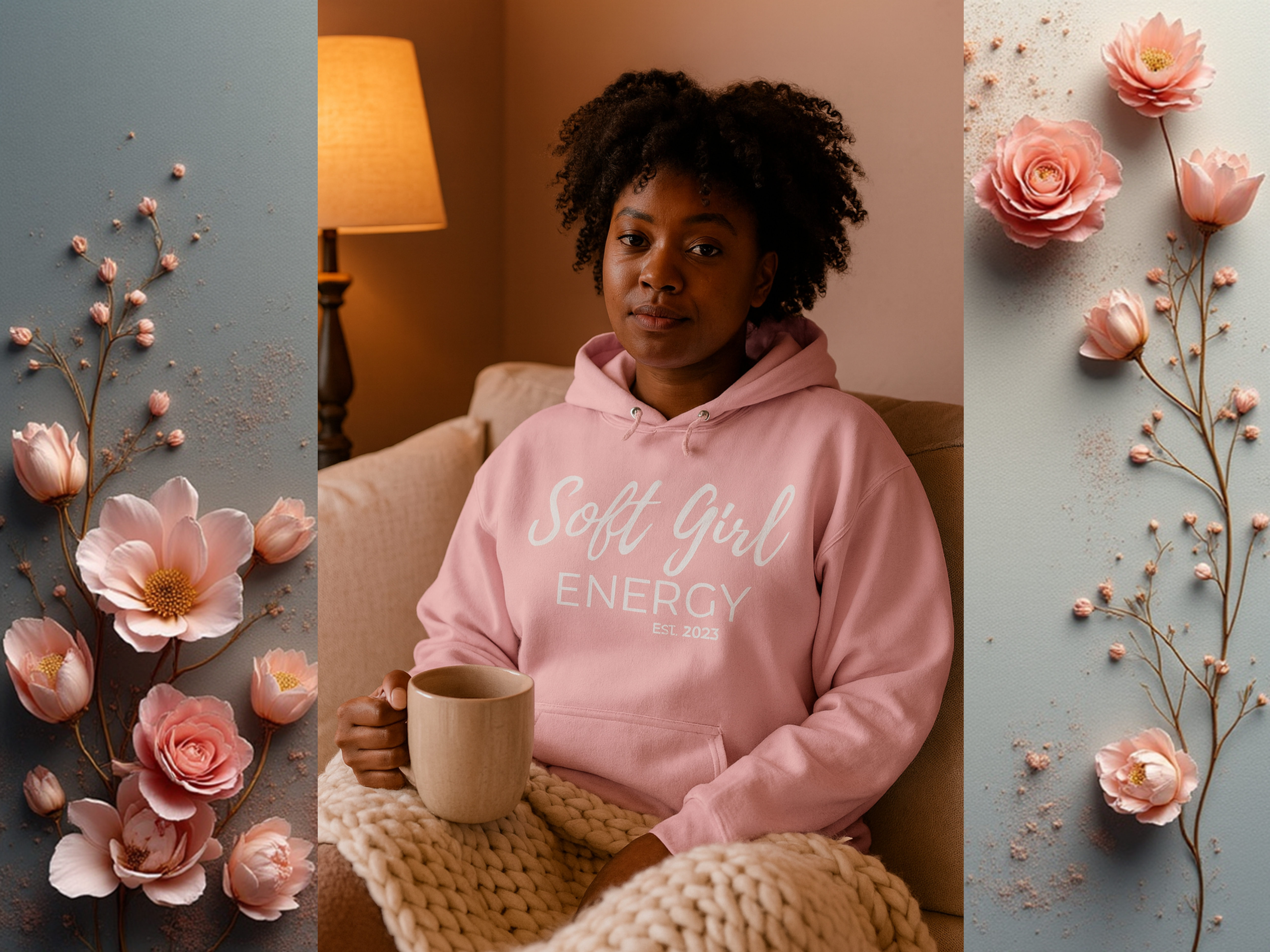 Soft Girl Energy Hoodie, Cozy Unisex Sweatshirt product thumbnail image Soft Girl Energy Hoodie, Cozy Unisex Sweatshirt product thumbnail image