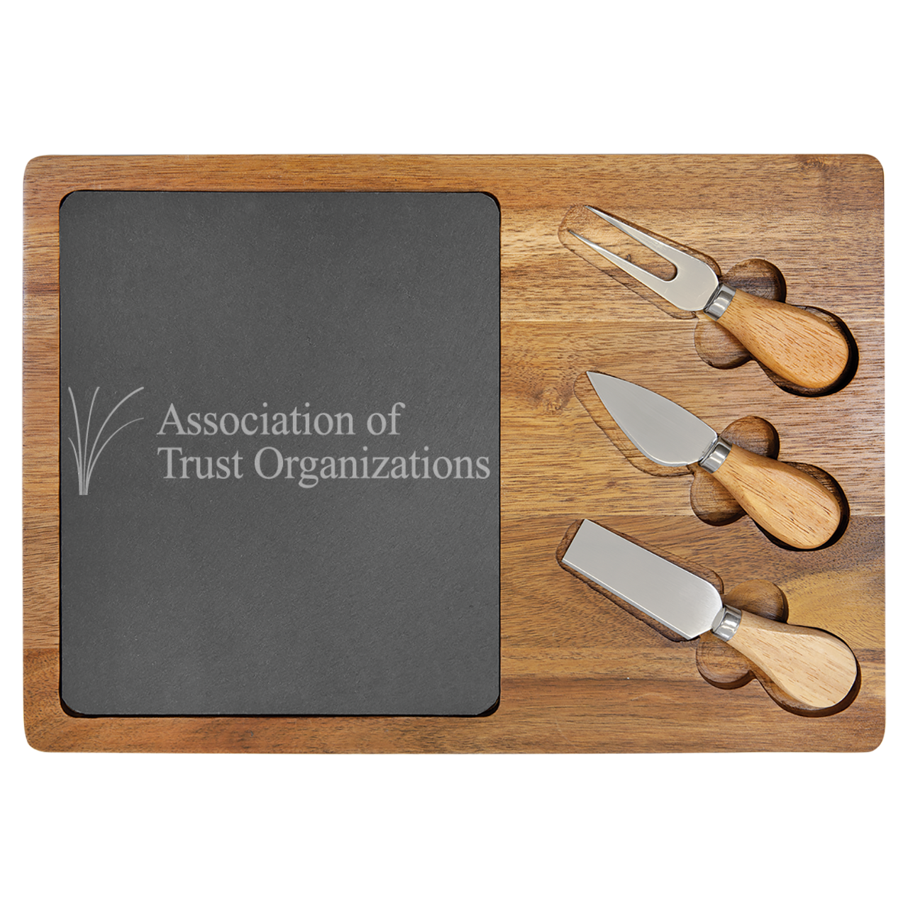 Engraved Charcuterie Board: ATO Logo product thumbnail image