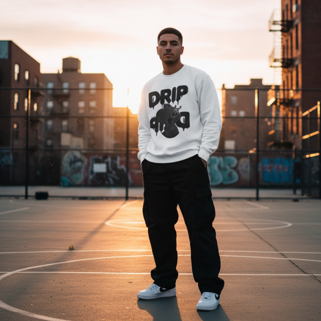 Future Fatboi Clothing Liquorice Drip Unisex Fleece Sweatshirt, Drip Style Crewneck, Streetwear Fashion, Casual Warmth, Perfect for Gifting product thumbnail image Future Fatboi Clothing Liquorice Drip Unisex Fleece Sweatshirt, Drip Style Crewneck, Streetwear Fashion, Casual Warmth, Perfect for Gifting product thumbnail image