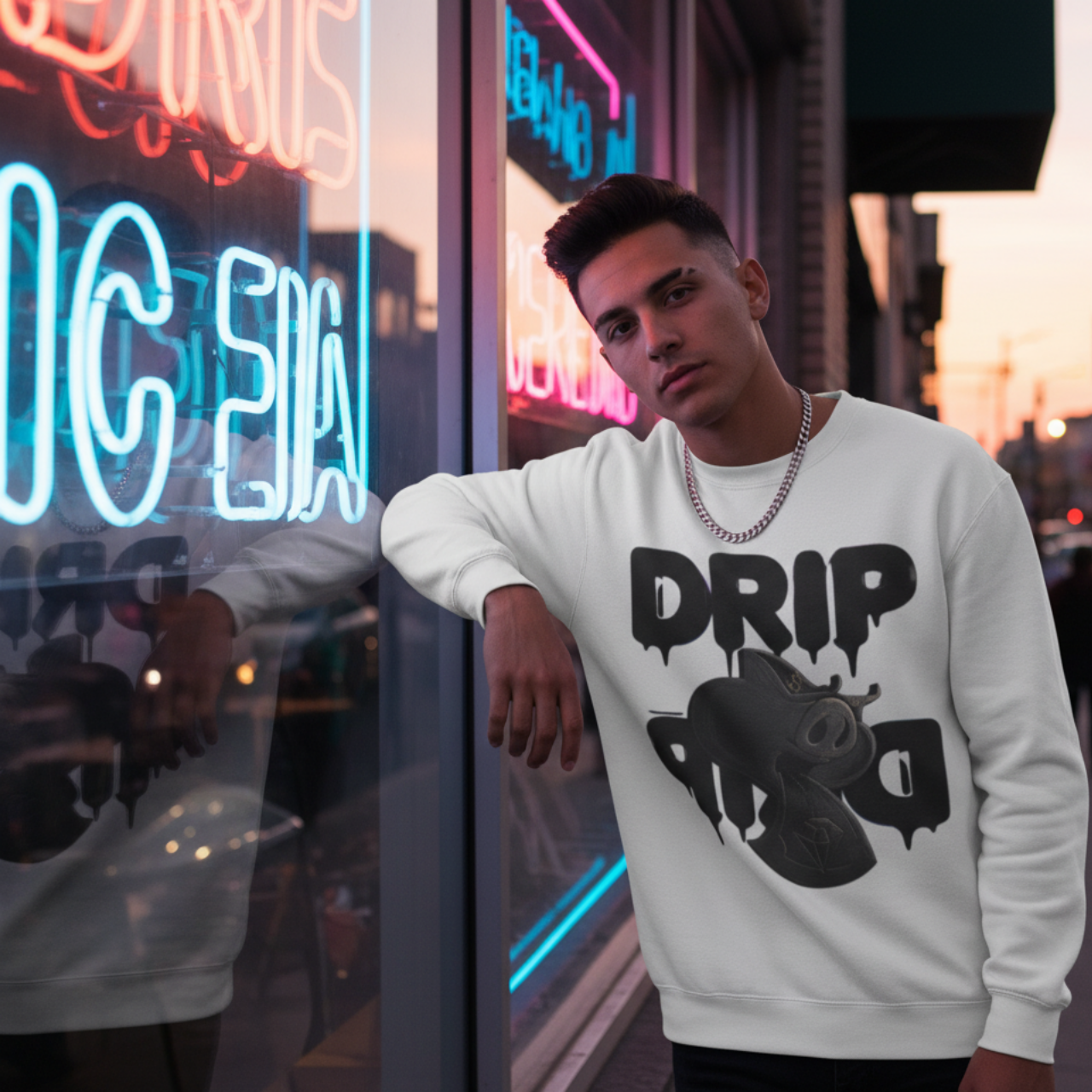 Future Fatboi Clothing Liquorice Drip Unisex Fleece Sweatshirt, Drip Style Crewneck, Streetwear Fashion, Casual Warmth, Perfect for Gifting product thumbnail image Future Fatboi Clothing Liquorice Drip Unisex Fleece Sweatshirt, Drip Style Crewneck, Streetwear Fashion, Casual Warmth, Perfect for Gifting product thumbnail image