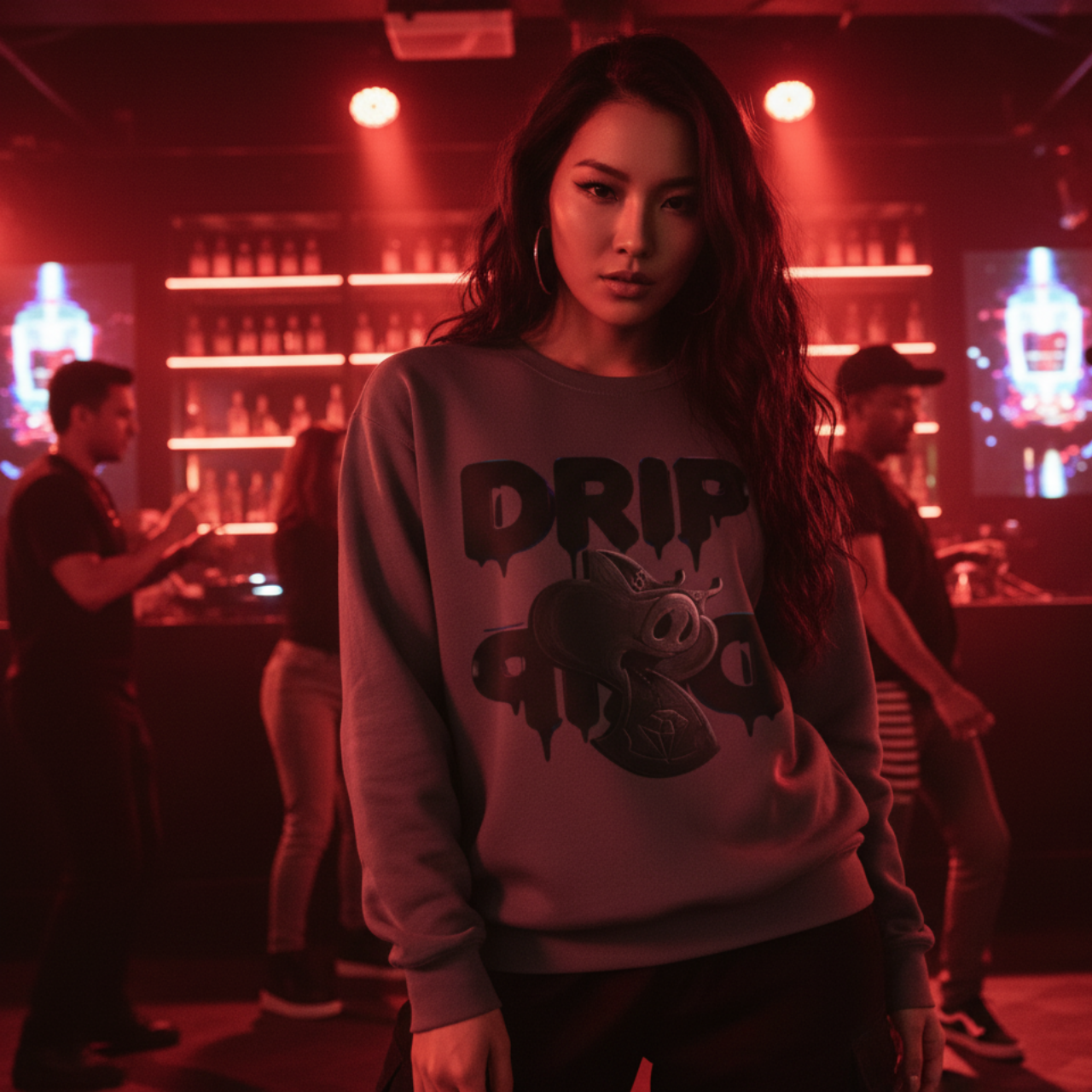 Future Fatboi Clothing Liquorice Drip Unisex Fleece Sweatshirt, Drip Style Crewneck, Streetwear Fashion, Casual Warmth, Perfect for Gifting product thumbnail image Future Fatboi Clothing Liquorice Drip Unisex Fleece Sweatshirt, Drip Style Crewneck, Streetwear Fashion, Casual Warmth, Perfect for Gifting product thumbnail image