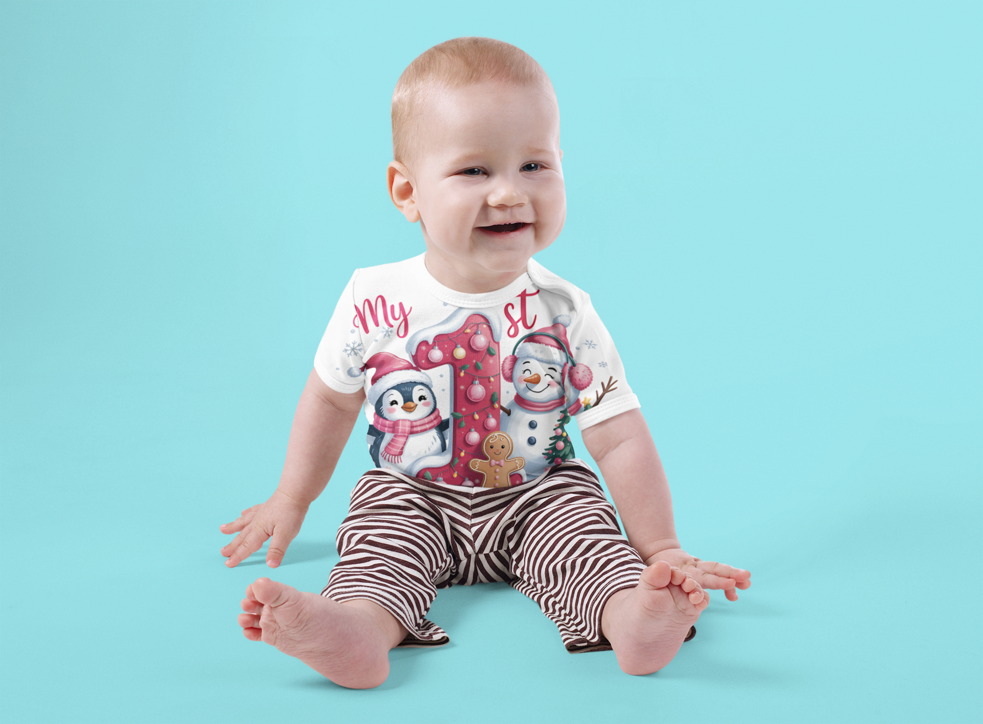 My 1st Christmas Baby Bodysuit, Organic Cotton Long Sleeve, Holiday Outfit, Baby Shower Gift, Christmas Gift, Cute Infant Clothes product thumbnail image My 1st Christmas Baby Bodysuit, Organic Cotton Long Sleeve, Holiday Outfit, Baby Shower Gift, Christmas Gift, Cute Infant Clothes product thumbnail image