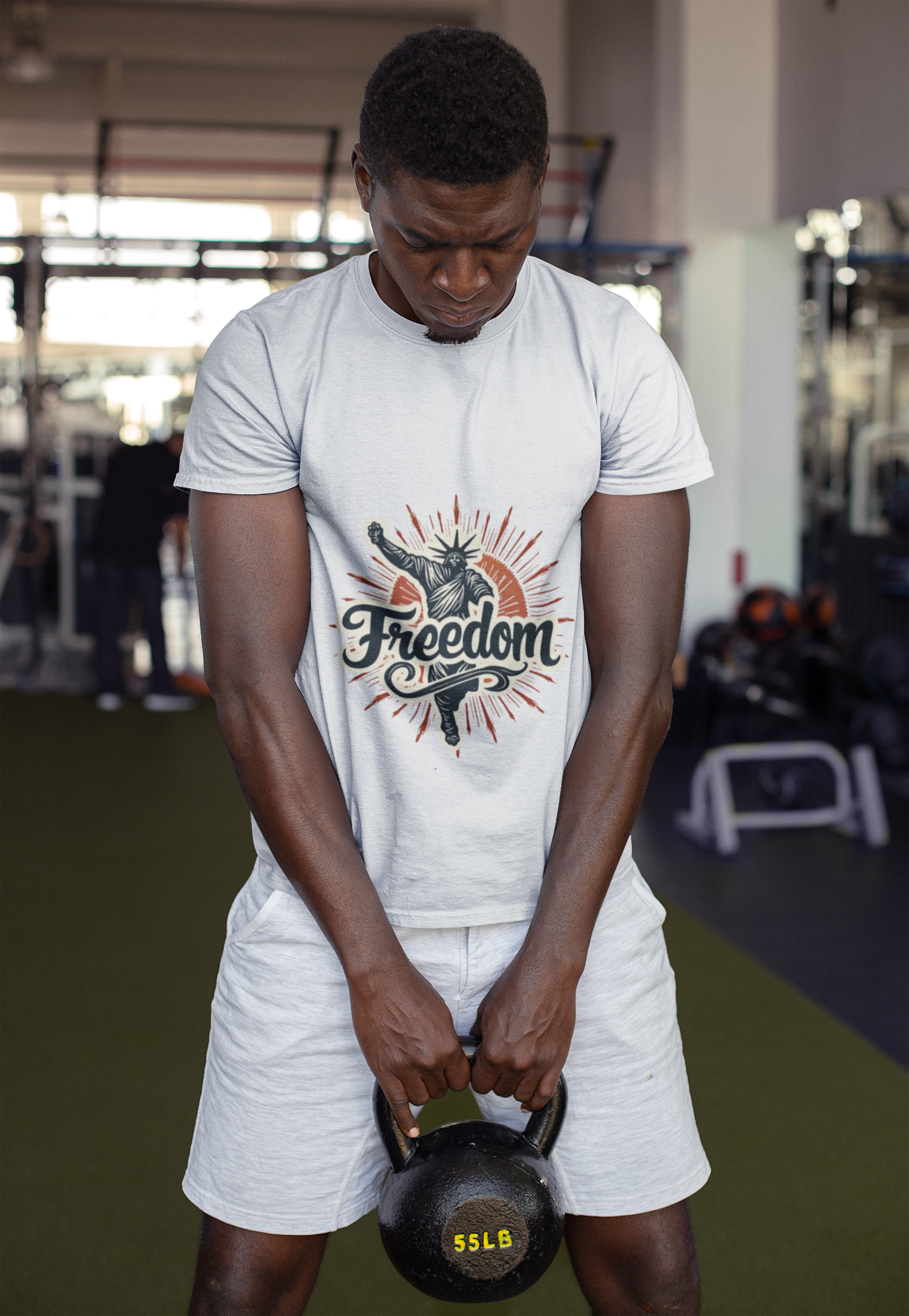 Heavy Cotton 'Freedom Statue' Unisex T-Shirt product thumbnail image Heavy Cotton 'Freedom Statue' Unisex T-Shirt product thumbnail image