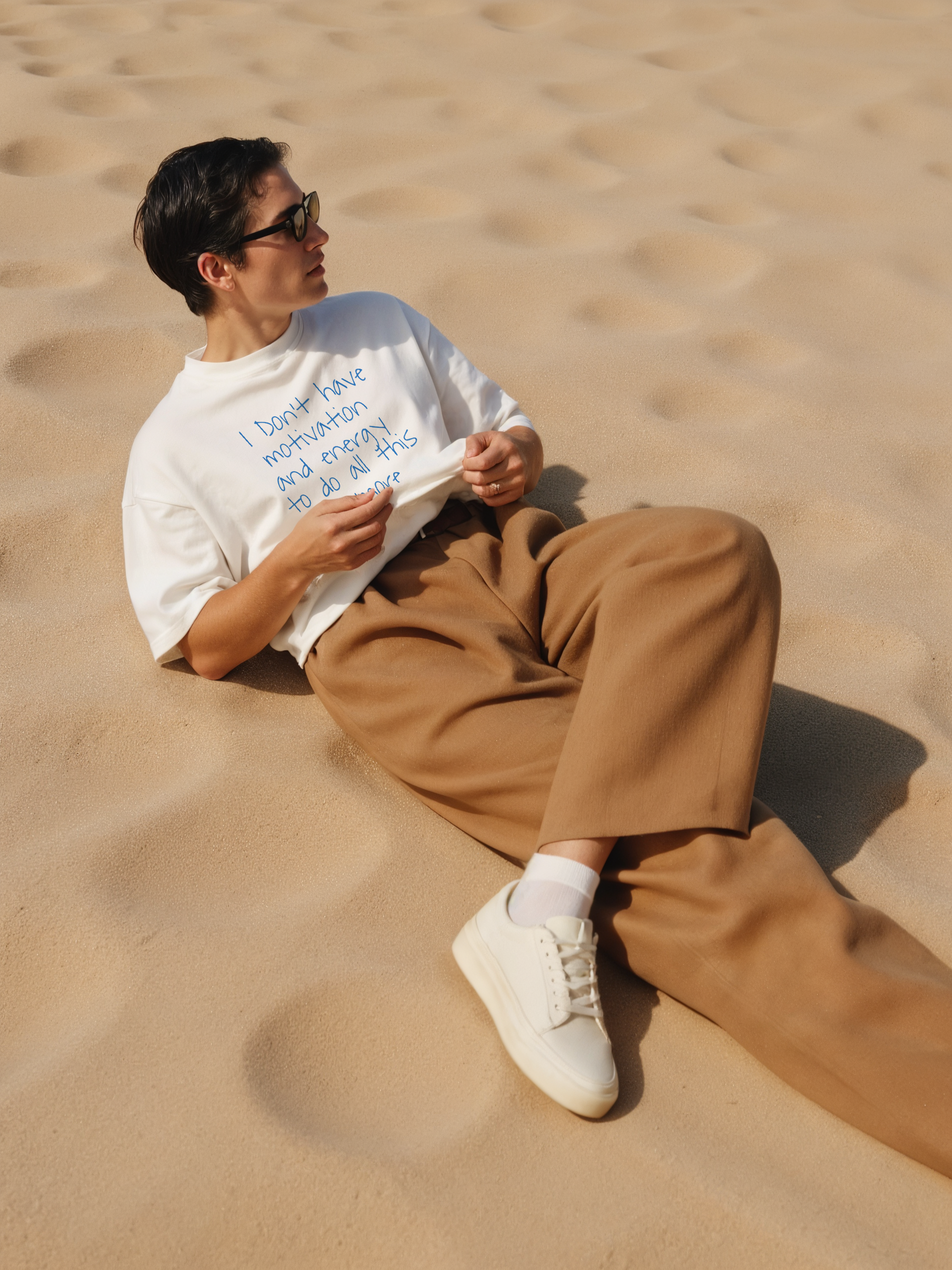 I don't have motivation and energy to do all this anymore... | Unisex T-shirt | Front print product thumbnail image