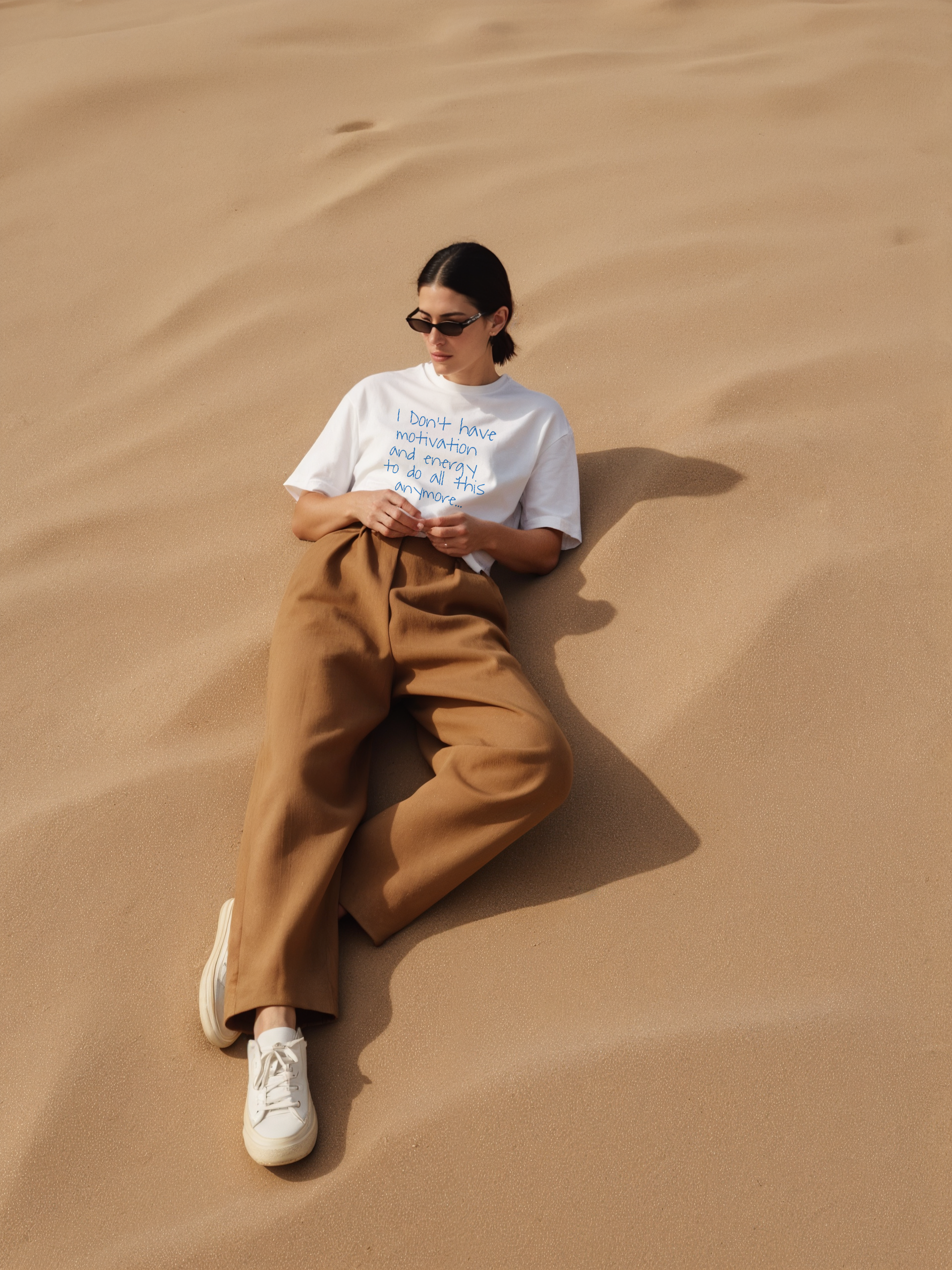 I don't have motivation and energy to do all this anymore... | Unisex T-shirt | Front print product thumbnail image