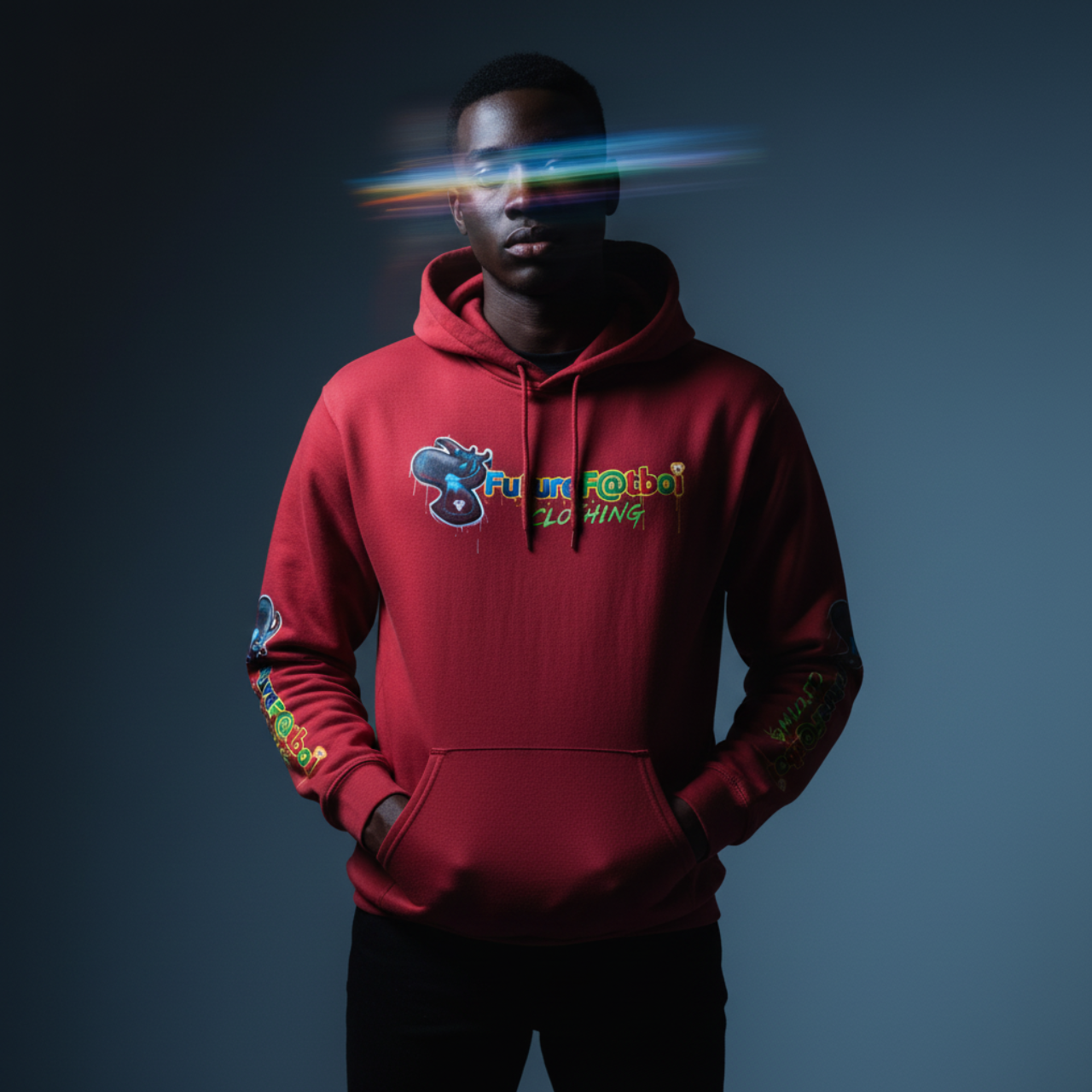 Future Fatboi Unisex Heavy Blend™ Hoodie - Cozy Streetwear, Graphic Sweatshirt, Gift for Him/Her, Casual Style, Trendy Look product thumbnail image