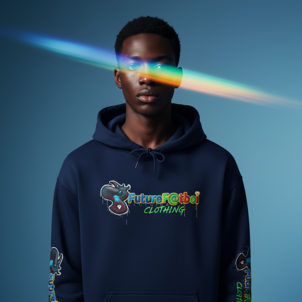 Future Fatboi Unisex Heavy Blend™ Hoodie - Cozy Streetwear, Graphic Sweatshirt, Gift for Him/Her, Casual Style, Trendy Look product thumbnail image