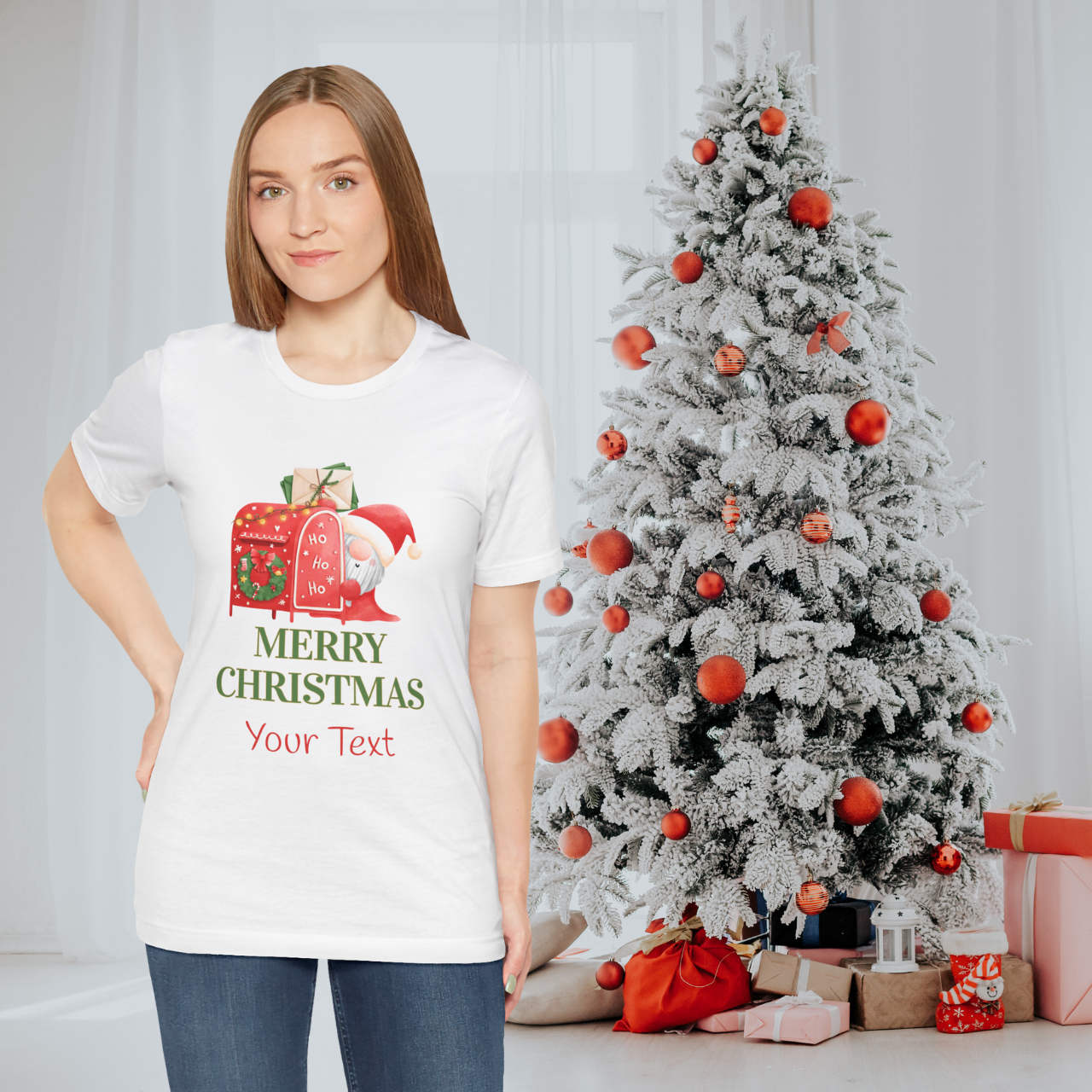 Merry Christmas Custom Tee, Matching Family Christmas Shirts for Parents, Toddlers &amp; Kids, Personalized Gift, Festive T-Shirt, Christmas Celebration Wear, Seasonal Apparel  product thumbnail image