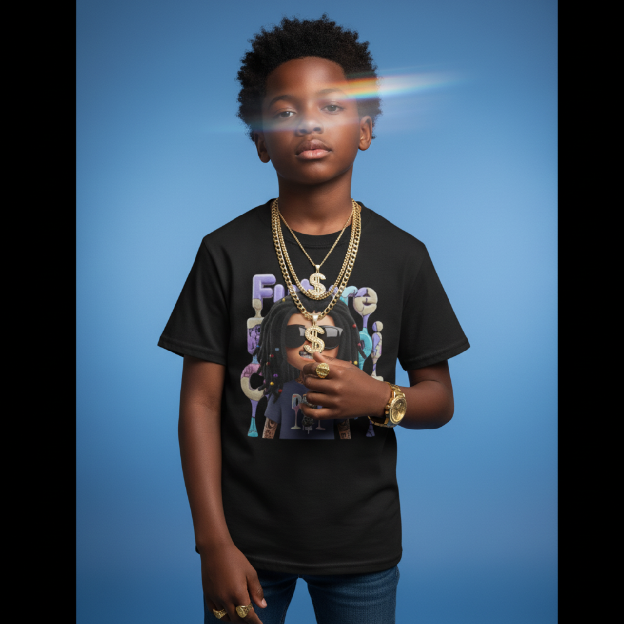 Kids Tee - FUTURE F@TBOI LOGO DRIP Design, Streetwear, Cool Kids Clothing product thumbnail image Kids Tee - FUTURE F@TBOI LOGO DRIP Design, Streetwear, Cool Kids Clothing product thumbnail image