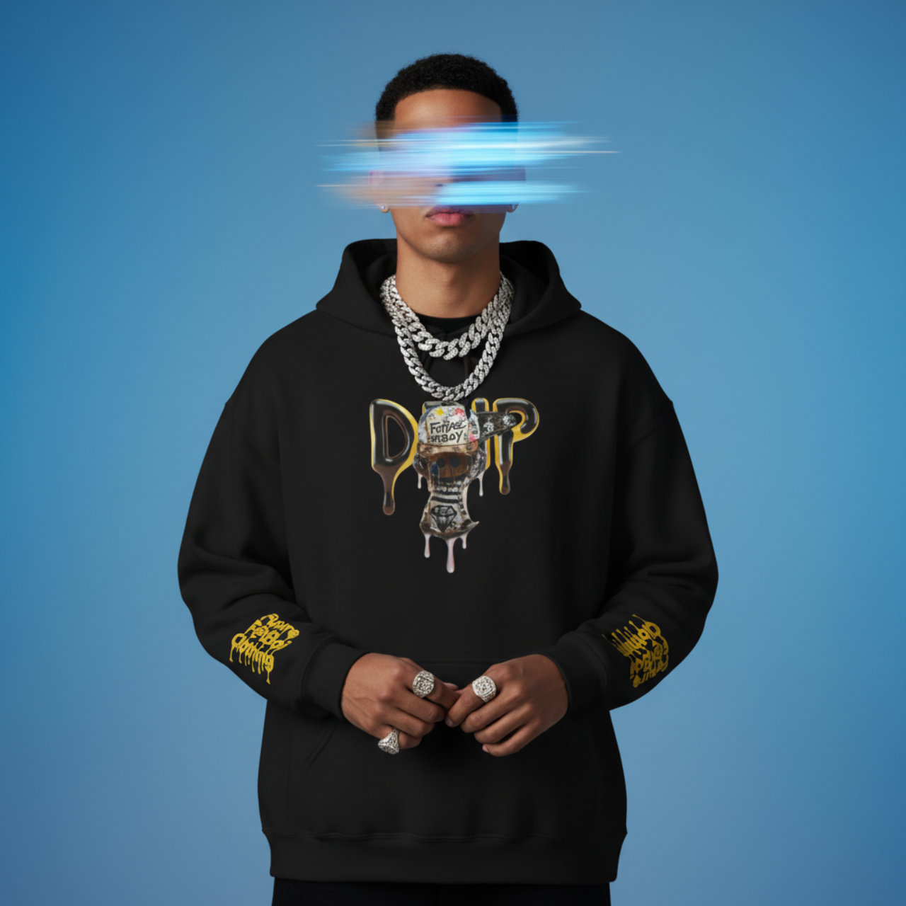 Hooded Sweatshirt - Future Fatboi Clothing Fitted Drip product thumbnail image Hooded Sweatshirt - Future Fatboi Clothing Fitted Drip product thumbnail image