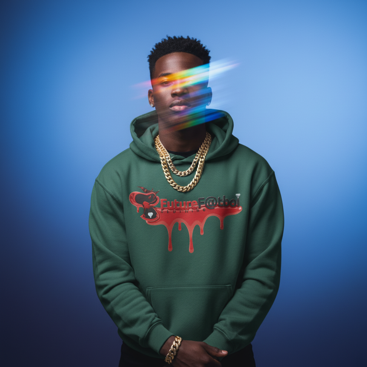 Hooded Sweatshirt - FUTURE FaTBOI Drip Logo Design product thumbnail image Hooded Sweatshirt - FUTURE FaTBOI Drip Logo Design product thumbnail image