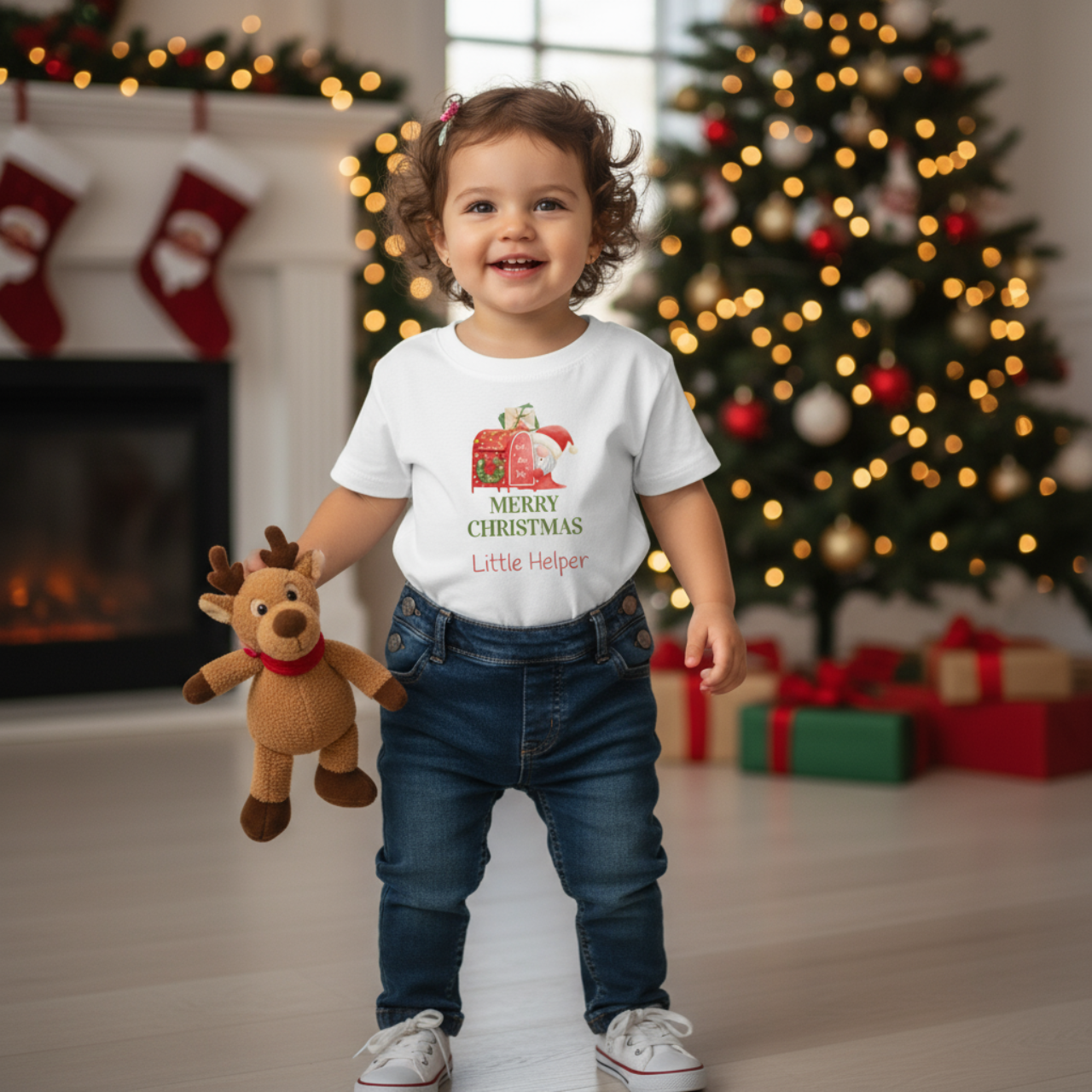Merry Christmas Toddler Custom Tee, Matching Family Christmas Shirts for Parents, Toddlers & Kids, Personalized Gift, Christmas Celebration Wear, Seasonal Apparel product thumbnail image Merry Christmas Toddler Custom Tee, Matching Family Christmas Shirts for Parents, Toddlers & Kids, Personalized Gift, Christmas Celebration Wear, Seasonal Apparel product thumbnail image