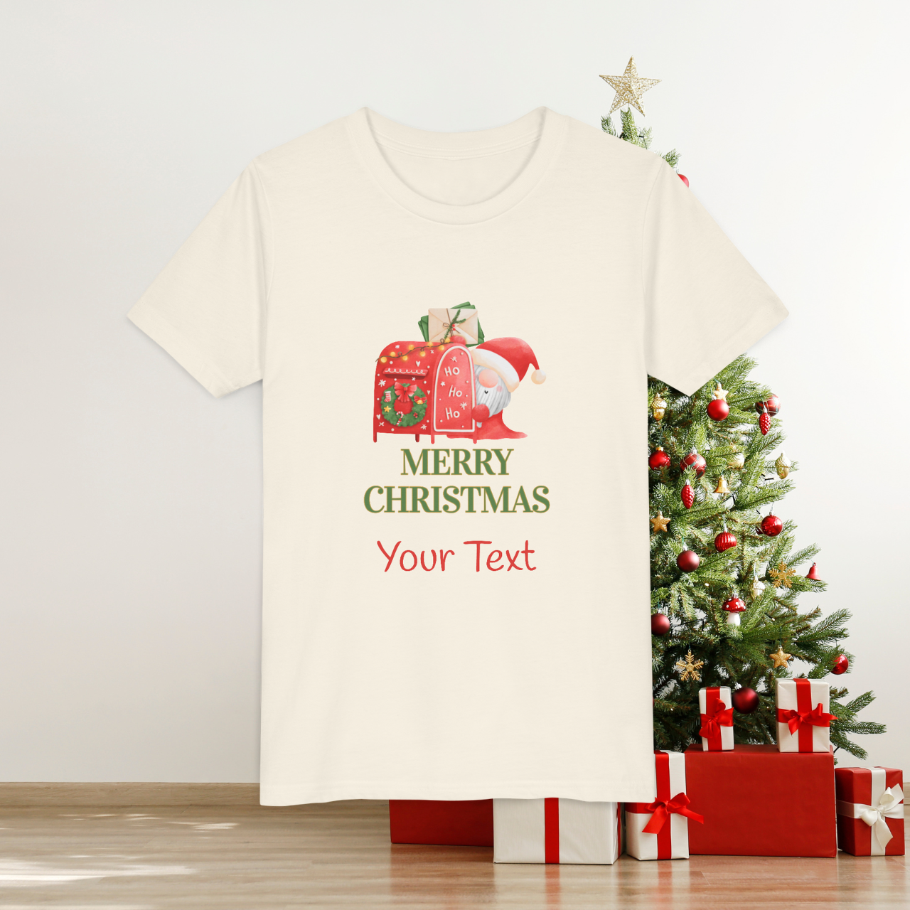 Merry Christmas Toddler Custom Tee, Matching Family Christmas Shirts for Parents, Toddlers &amp; Kids, Personalized Gift, Christmas Celebration Wear, Seasonal Apparel  product thumbnail image