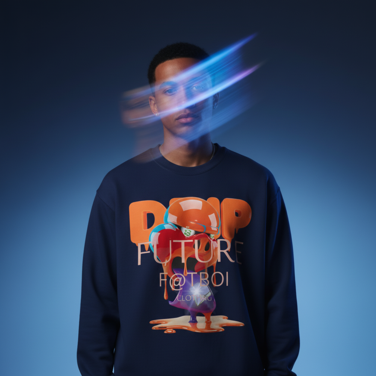 F@TBOI HOG DRIP ORANGE CANDY Sweatshirt product thumbnail image