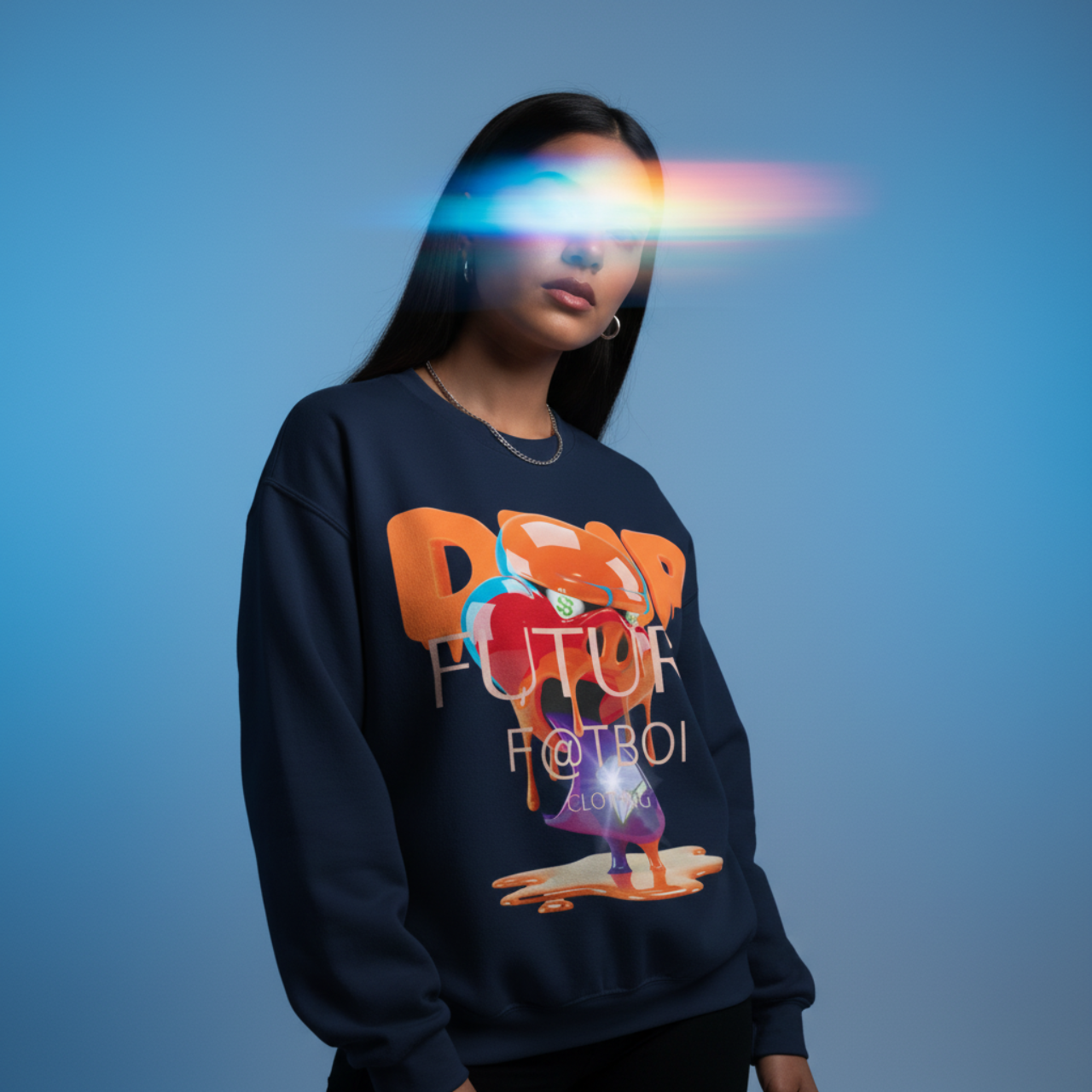 F@TBOI HOG DRIP ORANGE CANDY Sweatshirt product thumbnail image