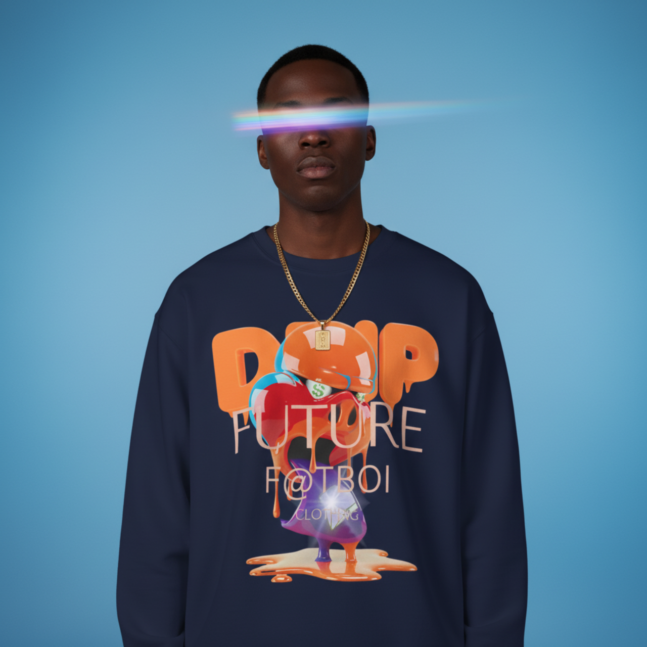 F@TBOI HOG DRIP ORANGE CANDY Sweatshirt product thumbnail image F@TBOI HOG DRIP ORANGE CANDY Sweatshirt product thumbnail image