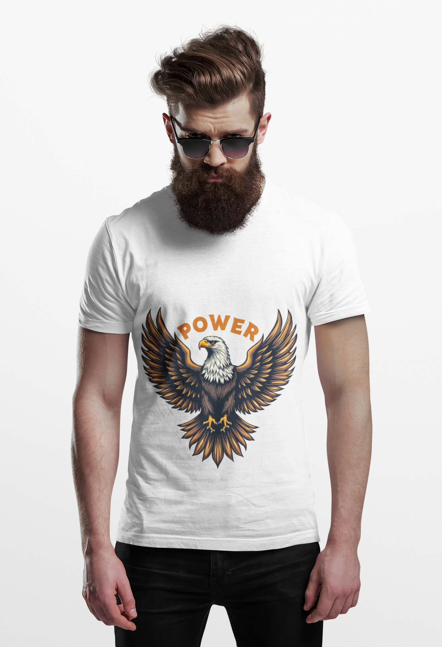 Men's Heavy Cotton Empowered Eagle T-Shirt Men's Heavy Cotton Empowered Eagle T-Shirt