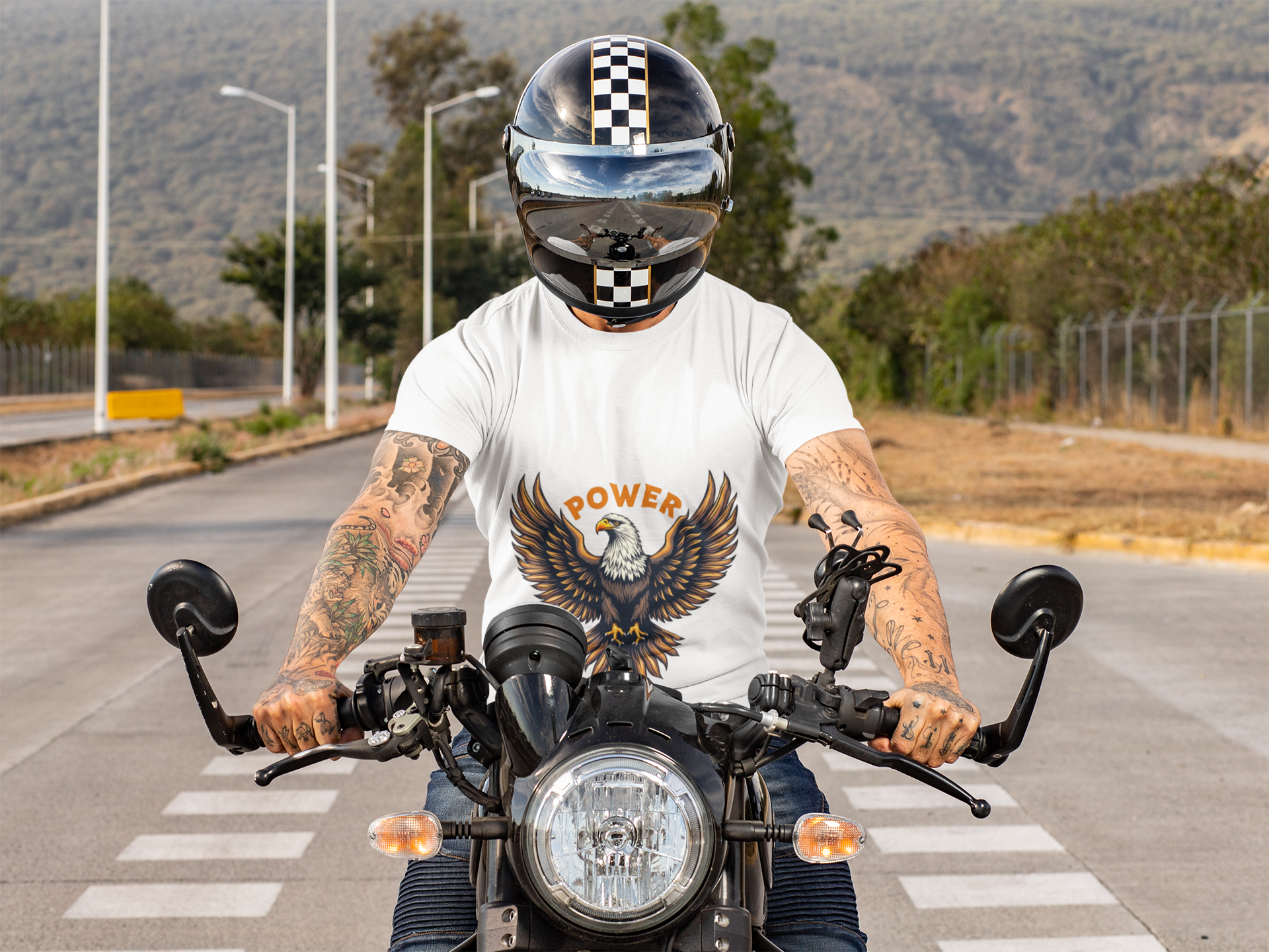 Men's Heavy Cotton Empowered Eagle T-Shirt product thumbnail image Men's Heavy Cotton Empowered Eagle T-Shirt product thumbnail image