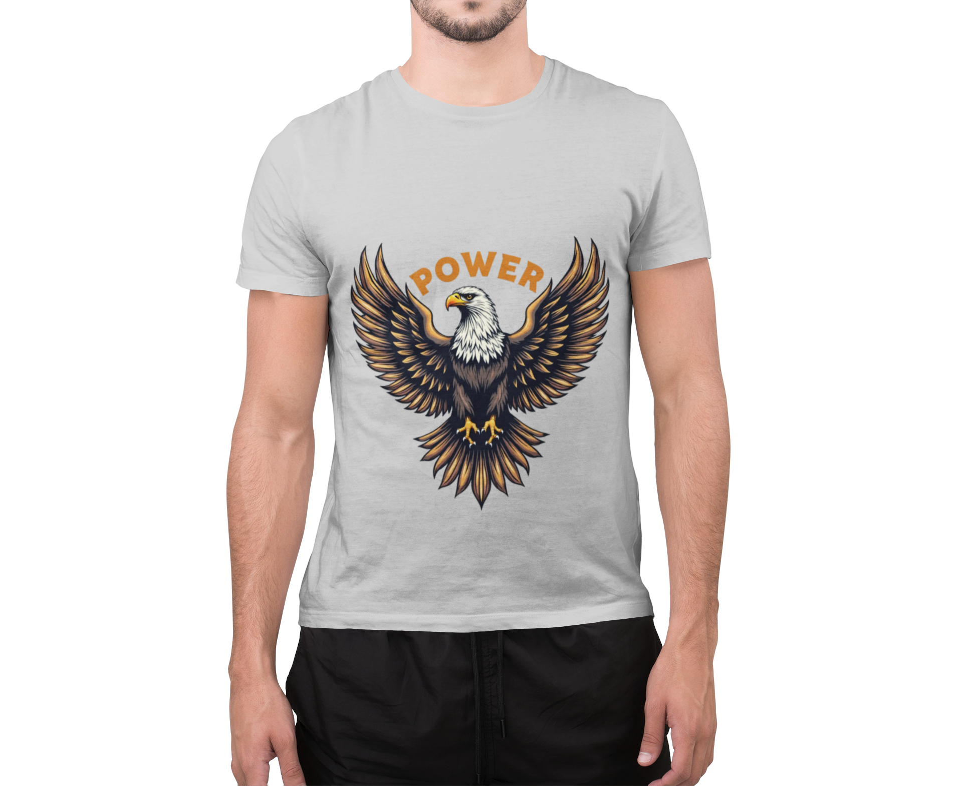 Men's Heavy Cotton Empowered Eagle T-Shirt product thumbnail image Men's Heavy Cotton Empowered Eagle T-Shirt product thumbnail image