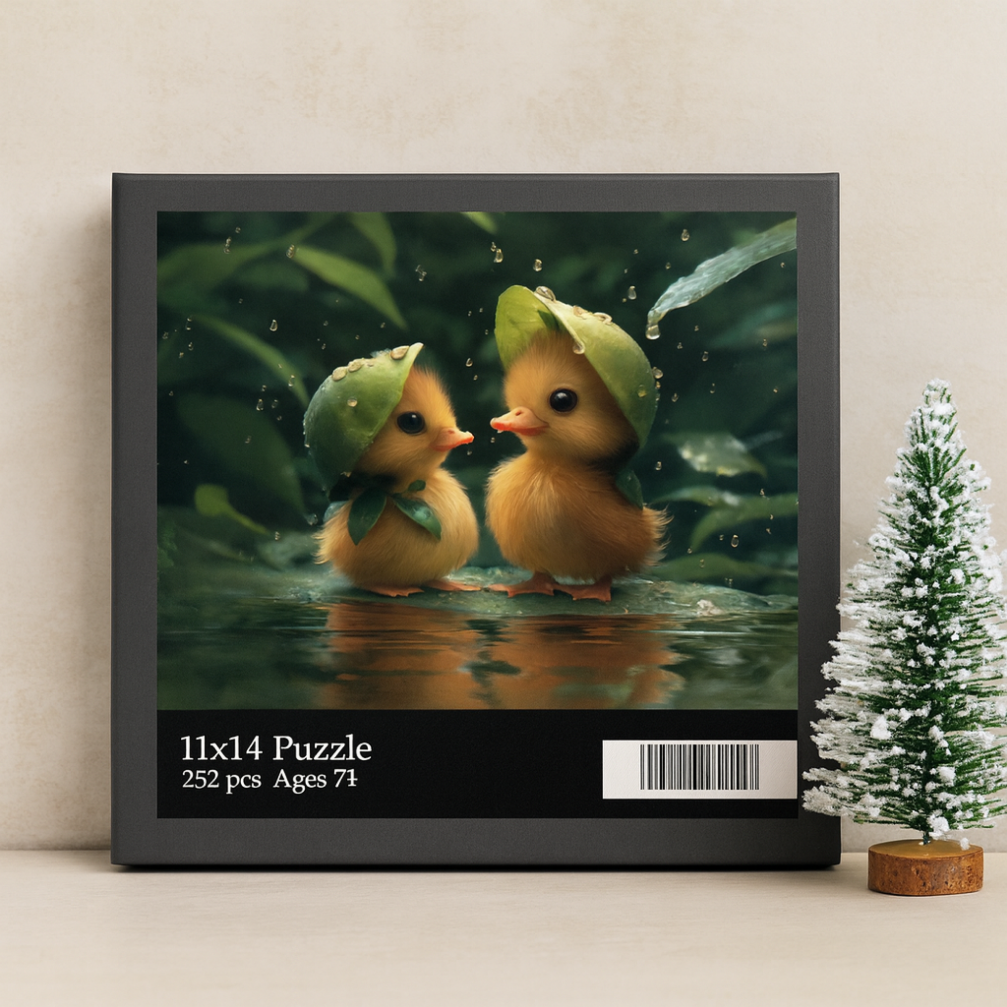 Adorable Ducklings Under Leaf Hats Jigsaw Puzzle 252 Piece Family Puzzle | Cute Animal Puzzle Gift for Kids And Adults | Cozy Holiday Game Night Fun product thumbnail image Adorable Ducklings Under Leaf Hats Jigsaw Puzzle 252 Piece Family Puzzle | Cute Animal Puzzle Gift for Kids And Adults | Cozy Holiday Game Night Fun product thumbnail image