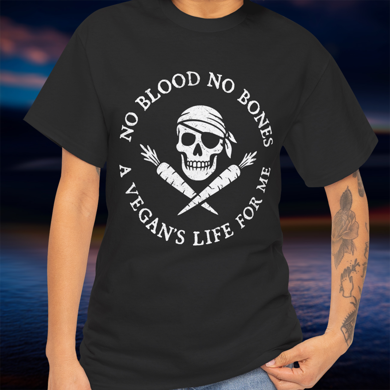 Vegan Pirate Tee product thumbnail image Vegan Pirate Tee product thumbnail image
