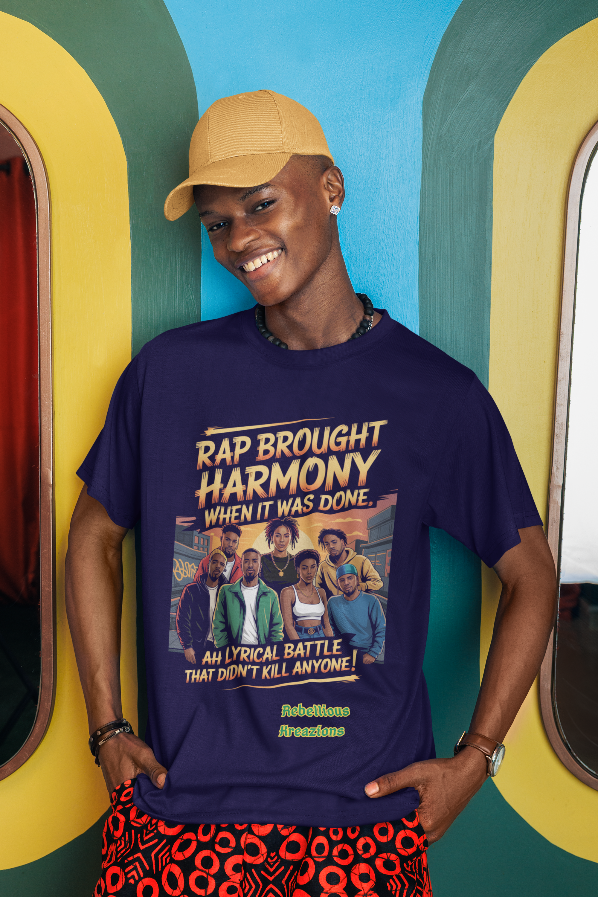 Rap Harmony Tee - b. Rap Brought Harmony When It Was Done Ah Lyrical Battle That  Didn't Kill Anyone!