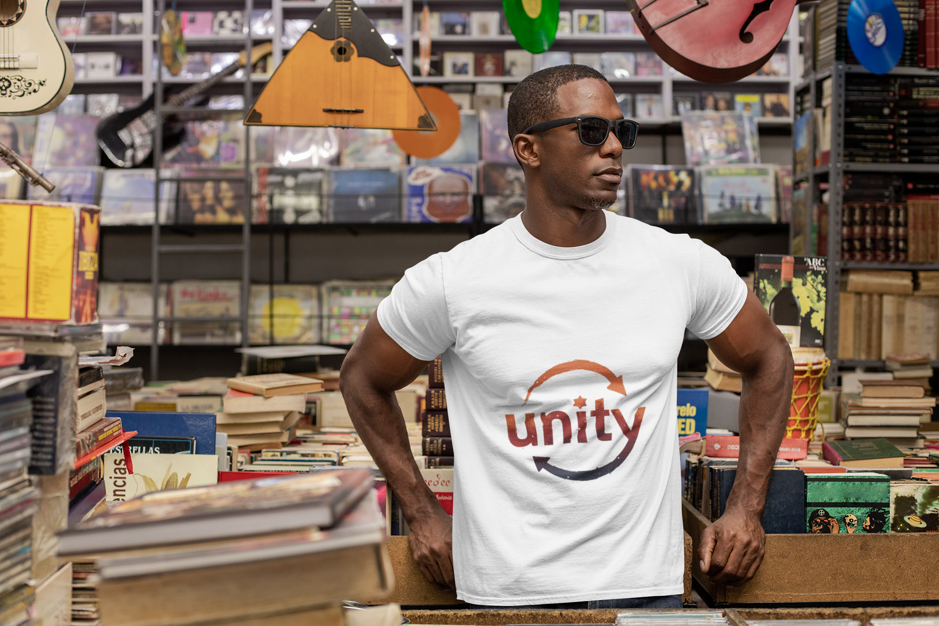 Cotton 'Unity' Quote Unisex T-Shirt. product thumbnail image Cotton 'Unity' Quote Unisex T-Shirt. product thumbnail image
