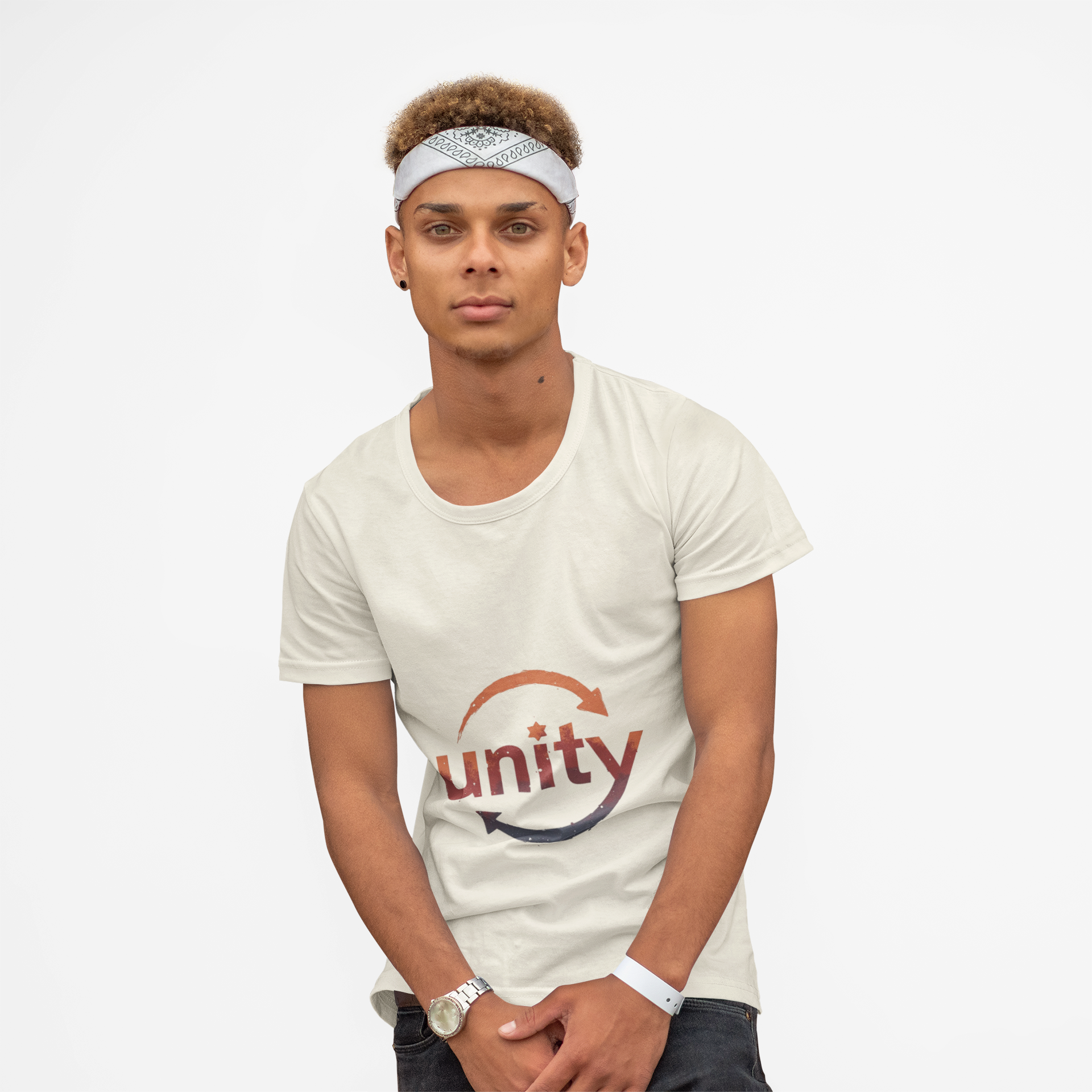 Cotton 'Unity' Quote Unisex T-Shirt. product thumbnail image Cotton 'Unity' Quote Unisex T-Shirt. product thumbnail image
