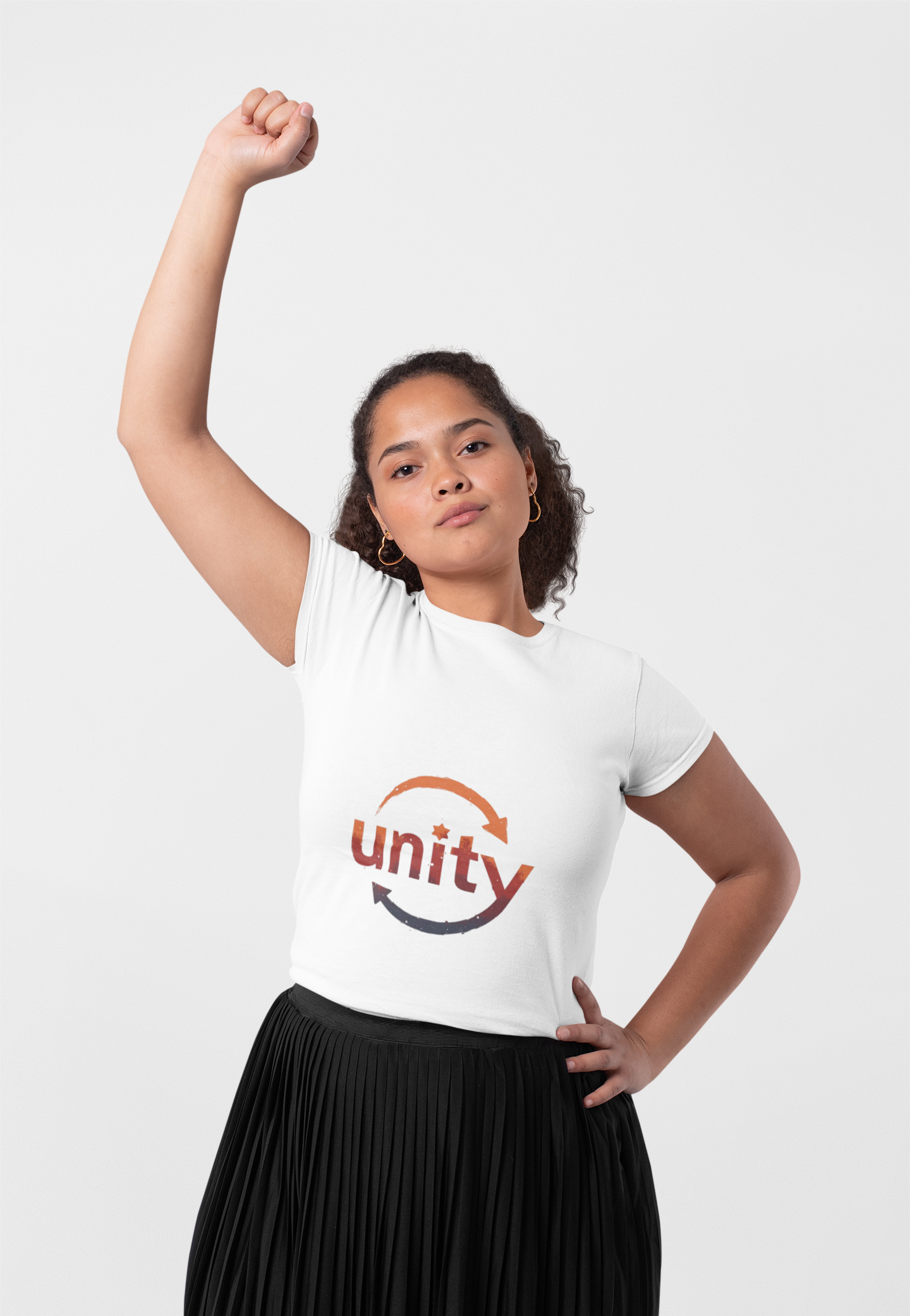 Cotton 'Unity' Quote Unisex T-Shirt. product thumbnail image Cotton 'Unity' Quote Unisex T-Shirt. product thumbnail image