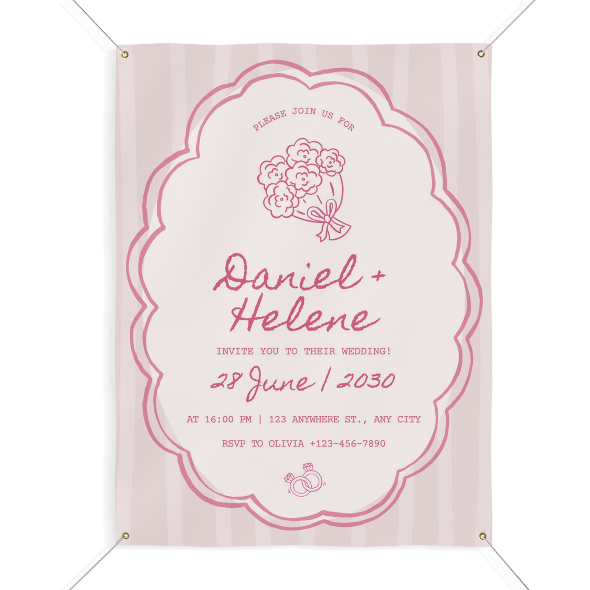 Personalized Matte Banner, Events, Outdoor Decor, Party Favor, Business, Promotions, Celebrations, Anniversary Weddings Birthdays Gift Banner ideas product thumbnail image