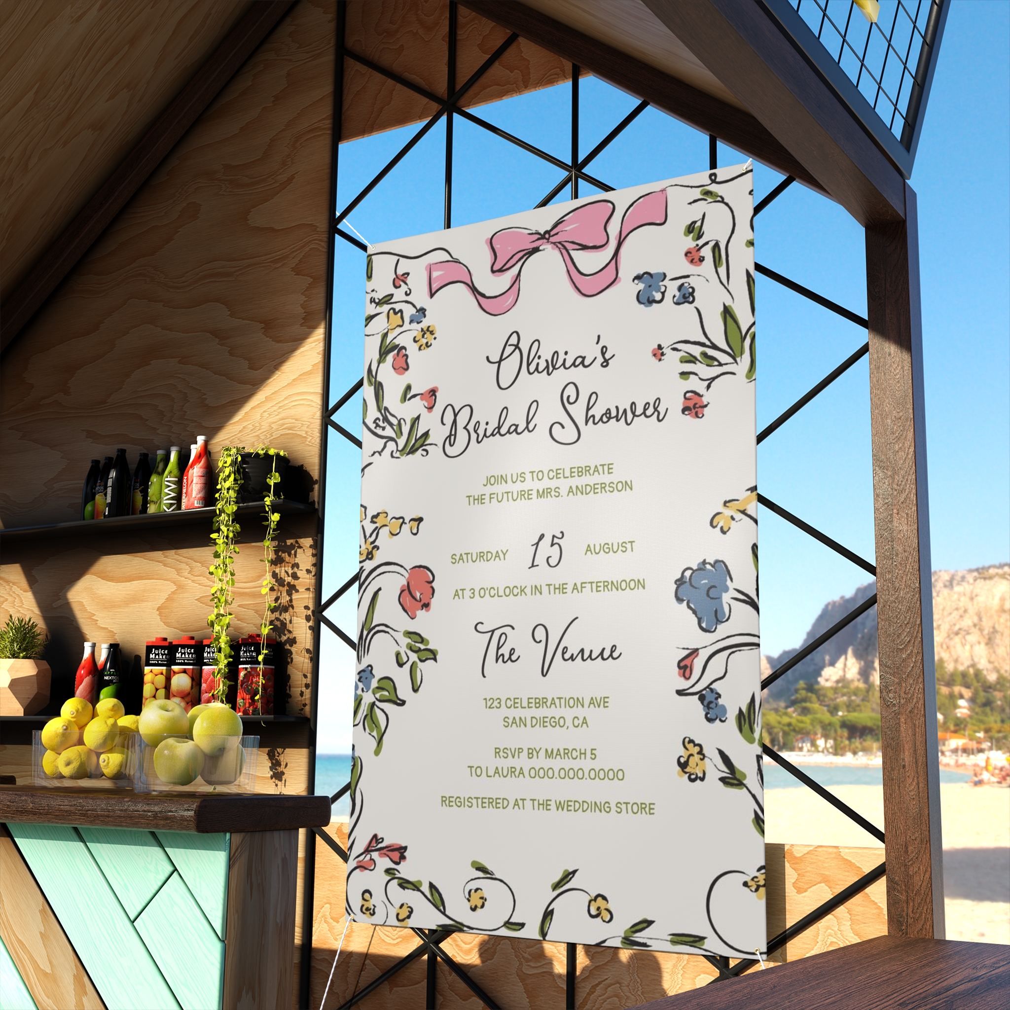 Personalized Matte Banner, Events, Outdoor Decor, Party Favor, Business, Promotions, Celebrations, Anniversary Weddings Birthdays Gift Banner ideas product thumbnail image