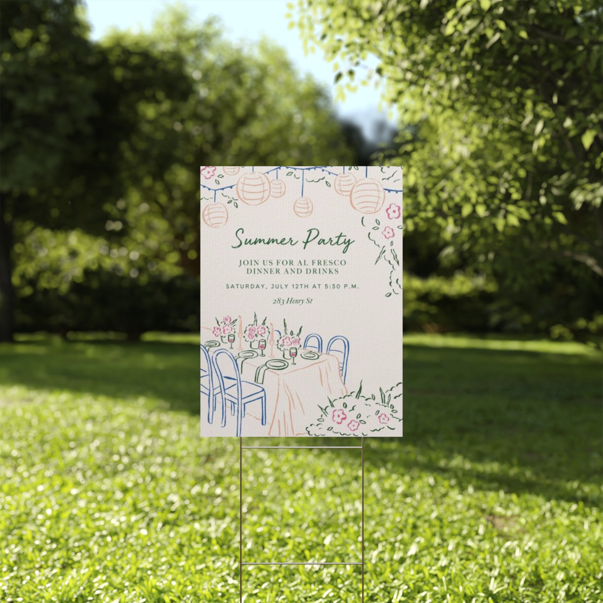 Personalized Yard Sign, Celebrations, Parties, Garden Decor, Business, Promotions, Events product thumbnail image Personalized Yard Sign, Celebrations, Parties, Garden Decor, Business, Promotions, Events product thumbnail image