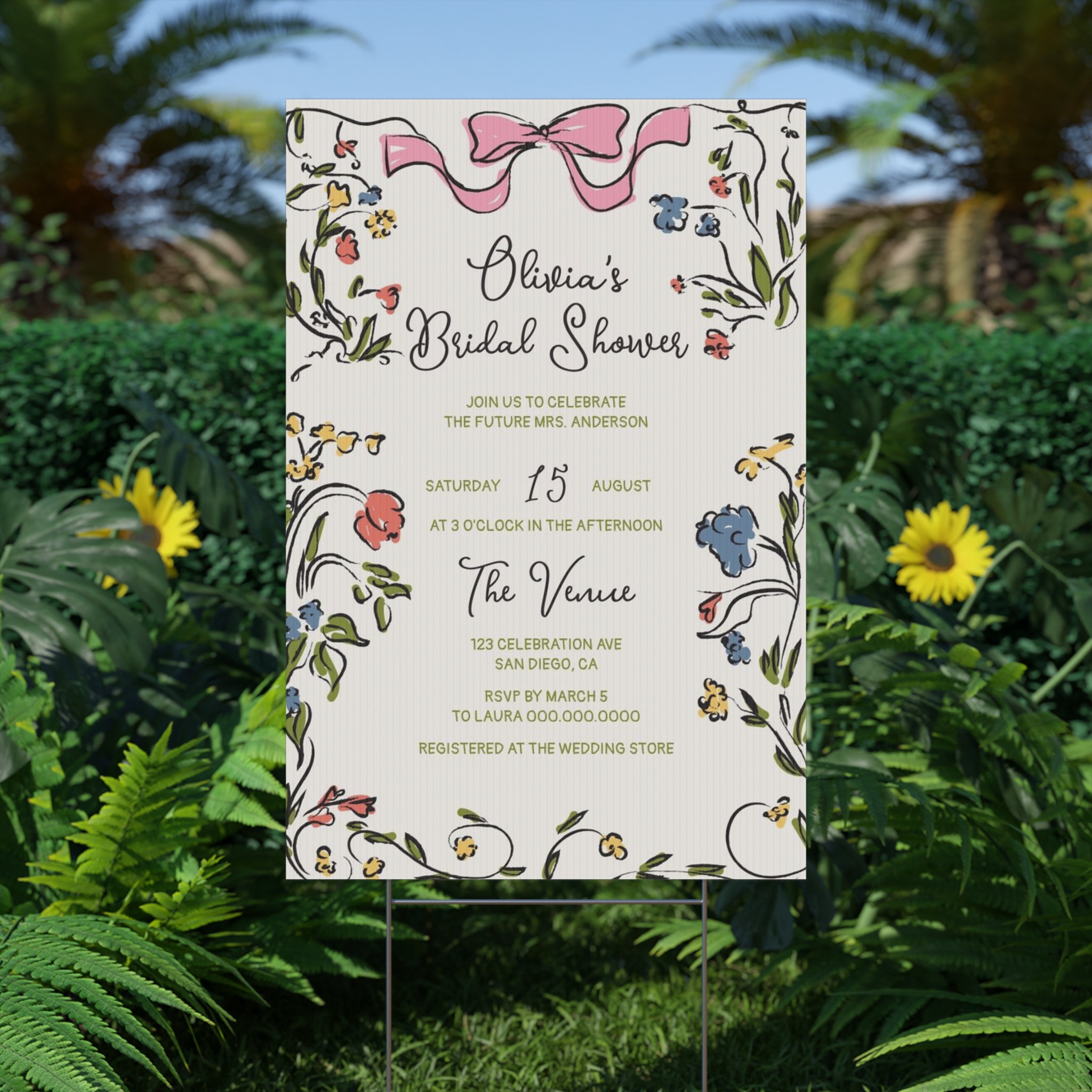 Personalized Yard Sign, Celebrations, Parties, Garden Decor, Business, Promotions, Events product thumbnail image Personalized Yard Sign, Celebrations, Parties, Garden Decor, Business, Promotions, Events product thumbnail image