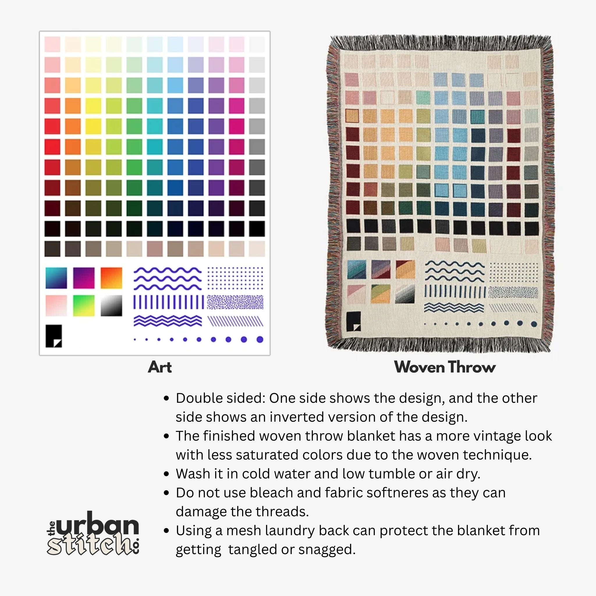 Dark Side: Woven Throw Blanket product thumbnail image Dark Side: Woven Throw Blanket product thumbnail image