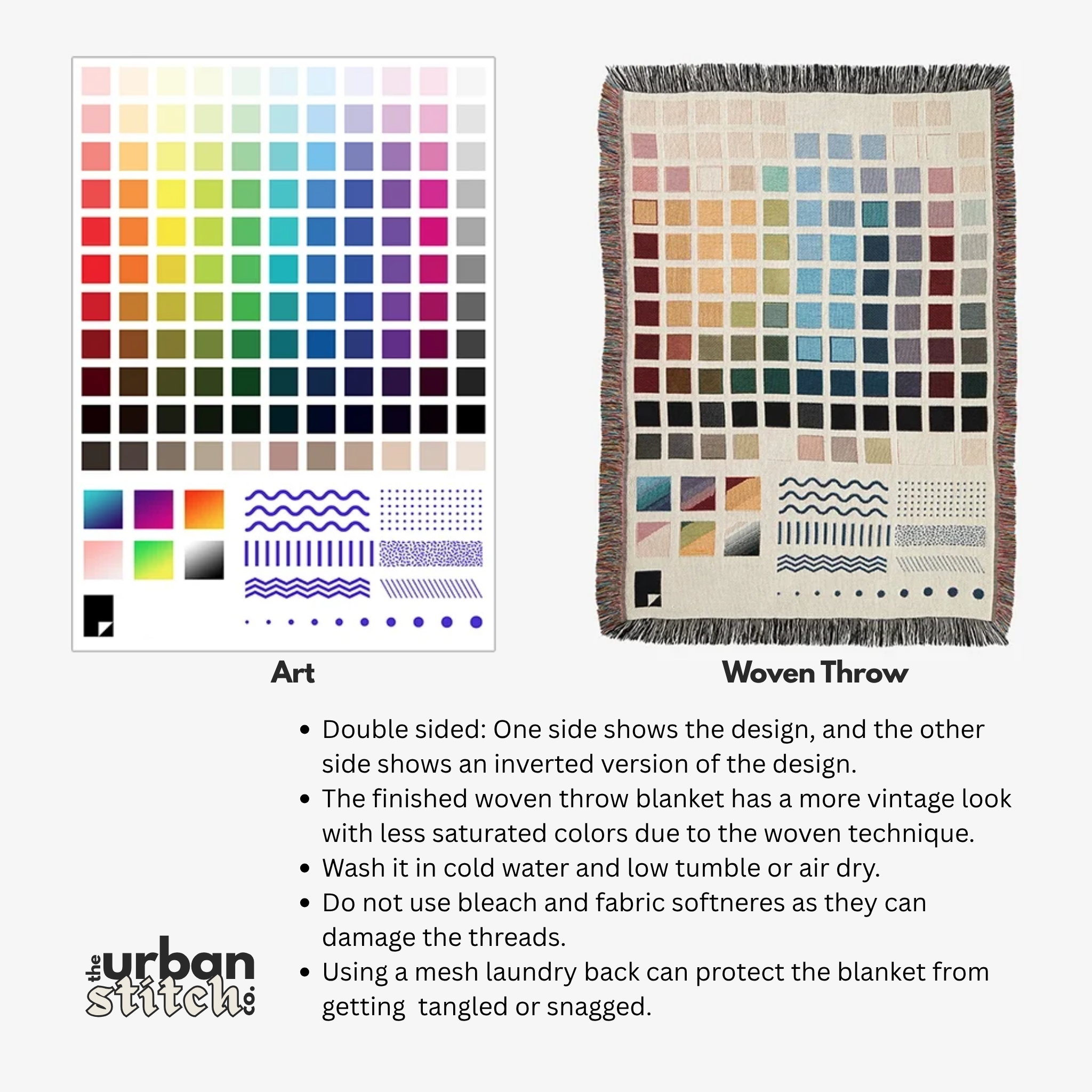 Vintage Spooky Season: Halloween Woven Throw Blanket product thumbnail image