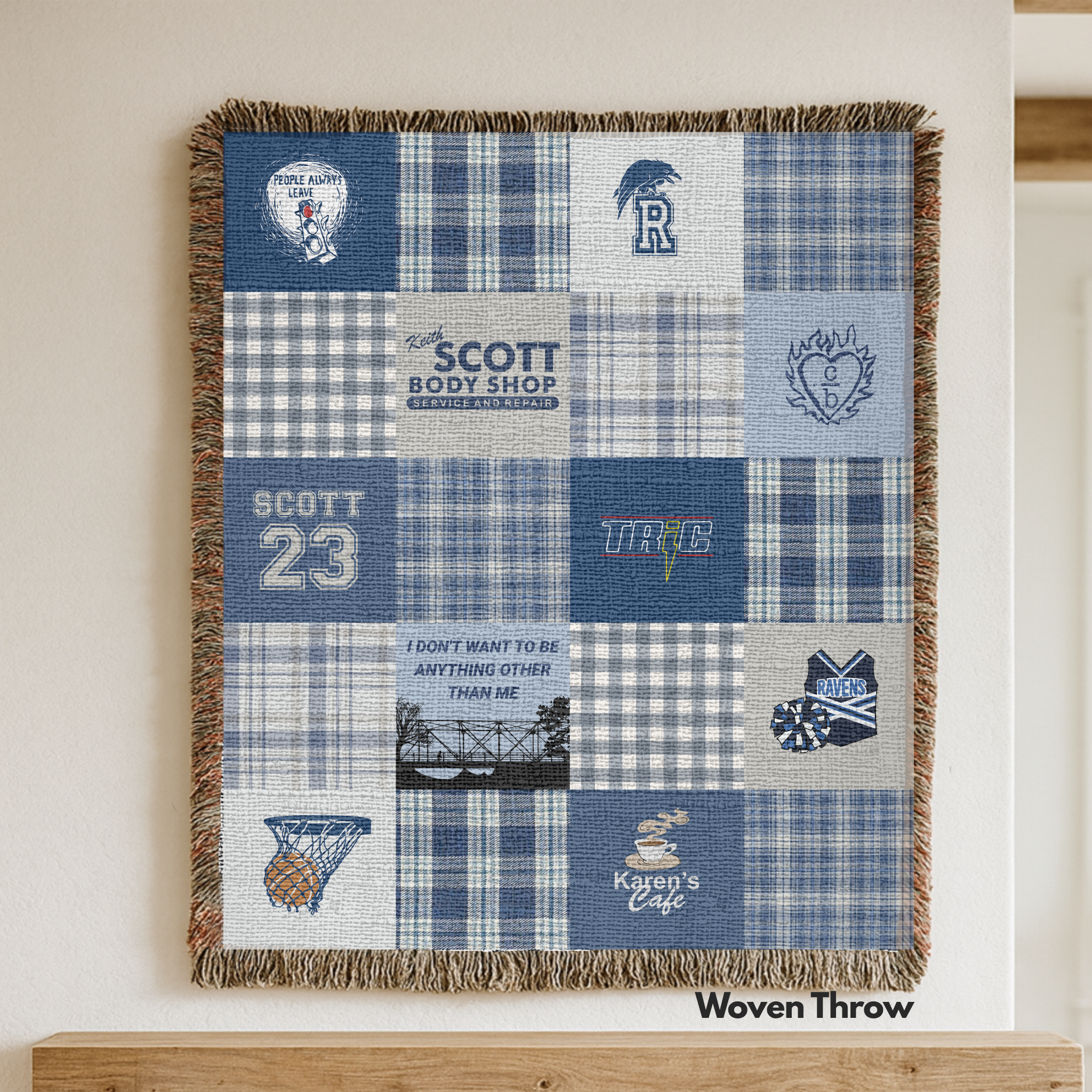One Tree Hill: Woven Throw Blanket One Tree Hill: Woven Throw Blanket