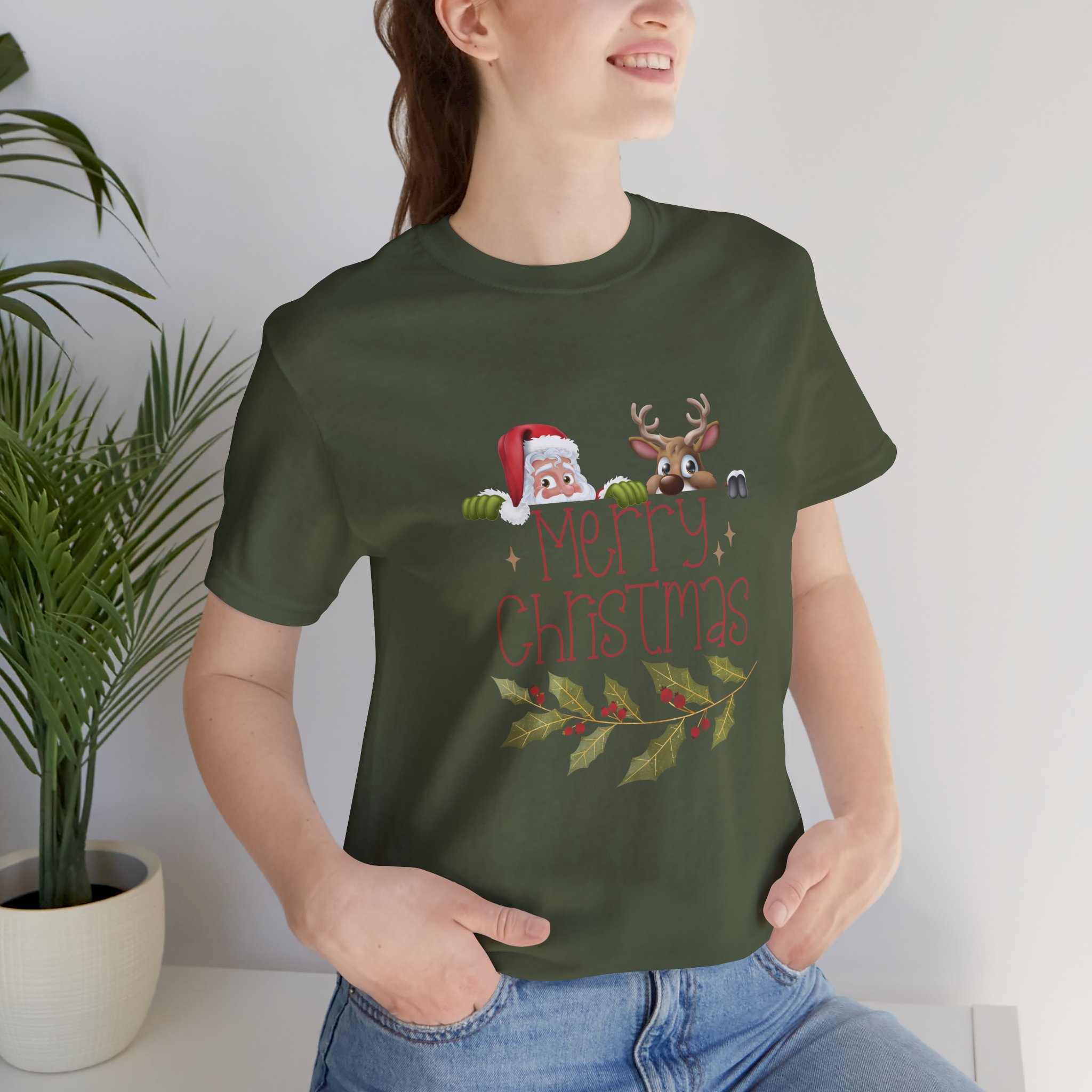 Merry Christmas Family Matching T-Shirts — Unisex Holiday Tee for Men, Women &amp; Kids, Festive Christmas Outfit product thumbnail image