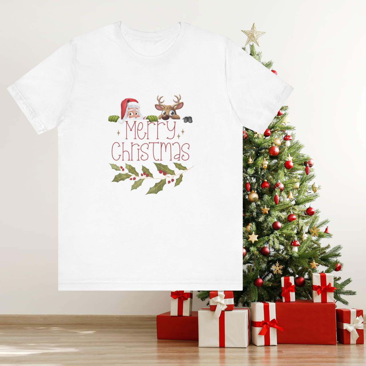 Christmas Kids and Matching Family Tee, Merry Christmas Shirt, Holiday Gift for Youth Boys and Girls, Cute Xmas Clothing product thumbnail image Christmas Kids and Matching Family Tee, Merry Christmas Shirt, Holiday Gift for Youth Boys and Girls, Cute Xmas Clothing product thumbnail image