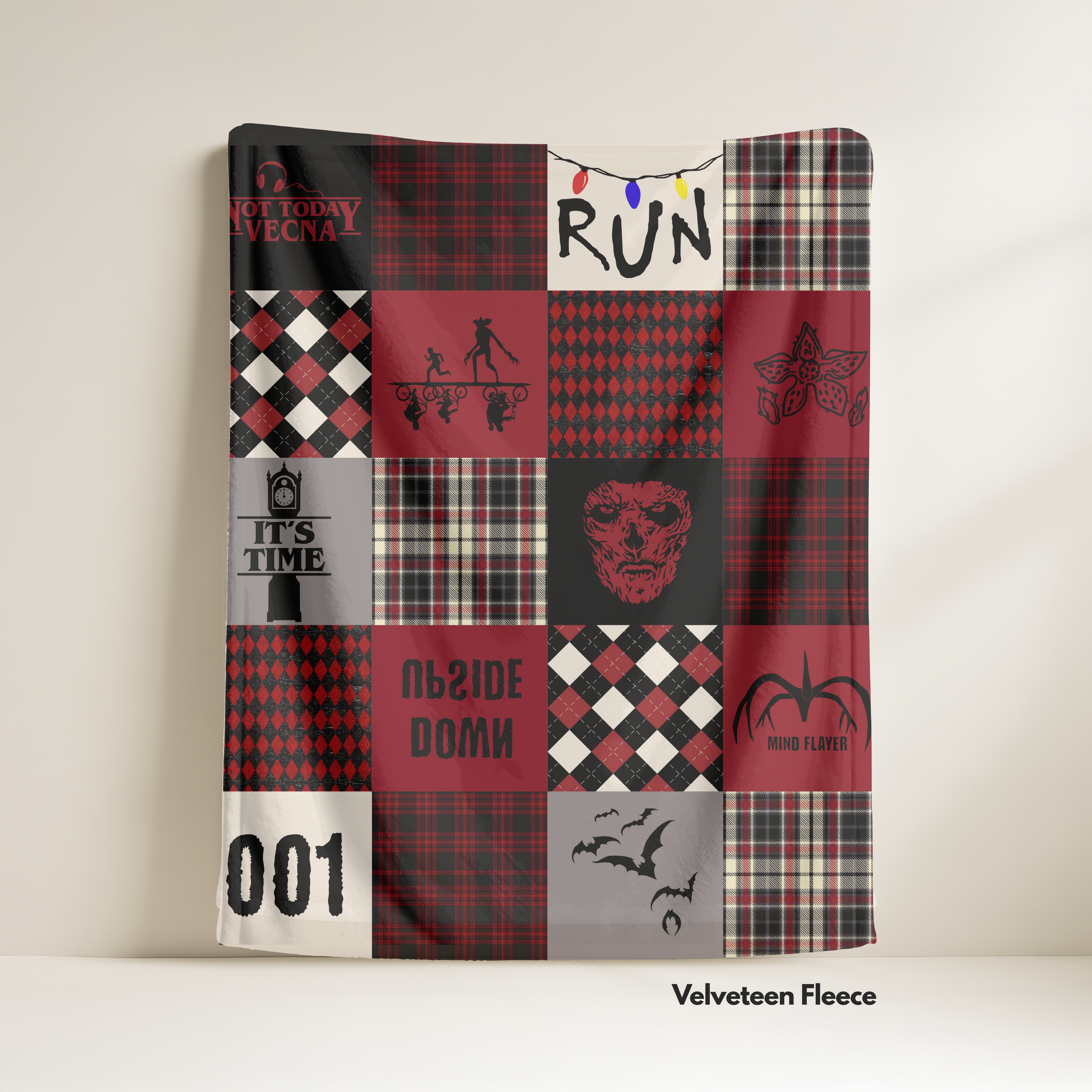 Upside Down: Stranger Things Inspire Throw Blanket